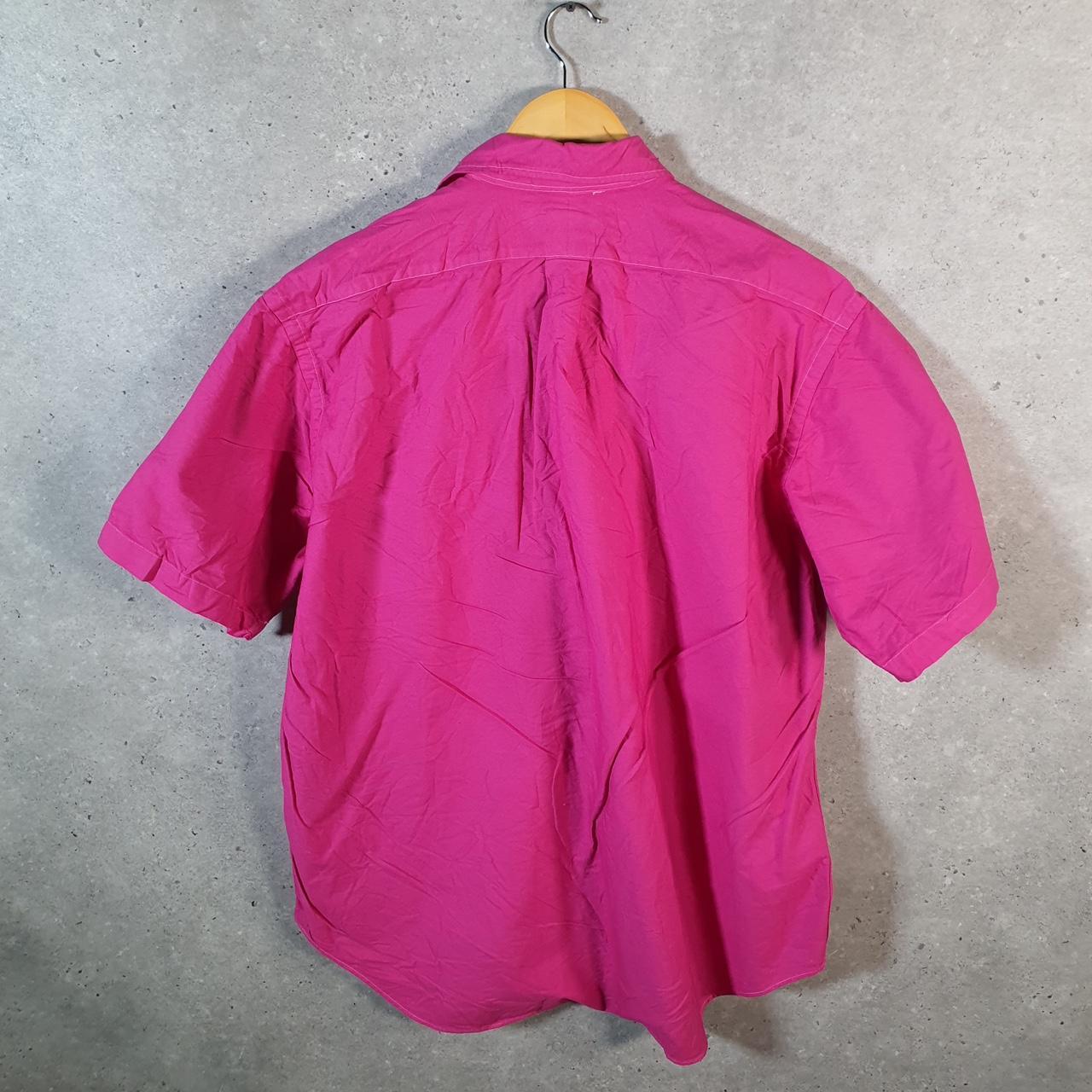 Vintage Ralph Lauren Button Down Shirt Men’s Large Pink Blake Cotton Pony Casual Big Fish Vintage