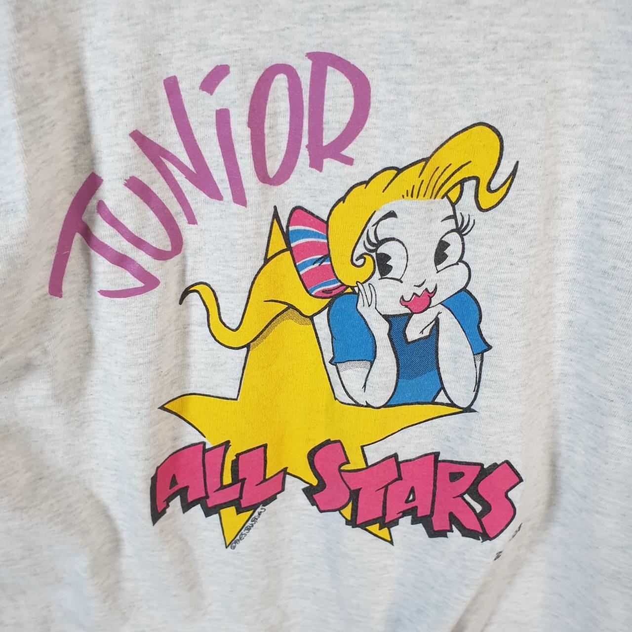 Vintage Fruit of the Loom Junior All Stars USA Single Stitch T Shirt Men’s Medium Grey