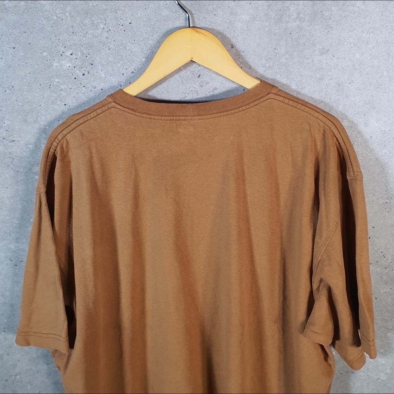 Vintage Carhartt Pocket T Shirt Men’s Large Brown Workwear Chore Utility Loose Fit C9252