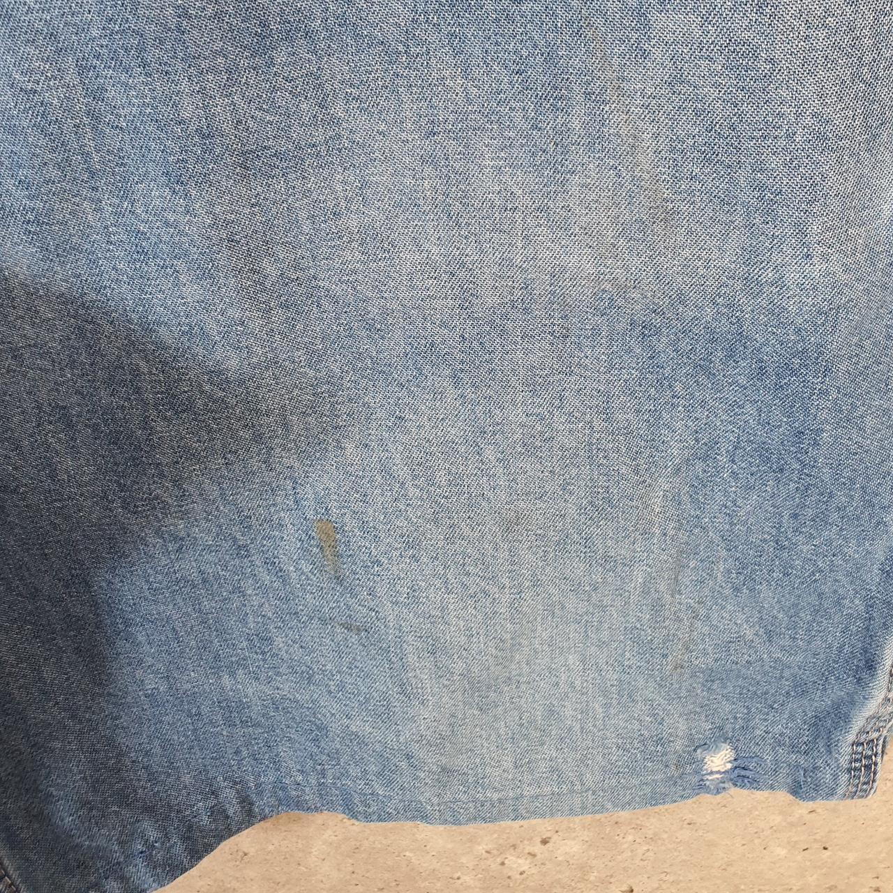 Vintage Carhartt Baggy Carpenter Shorts Jorts Cargo Men’s W40 Blue Relaxed Fit Workwear Big Fish Vintage