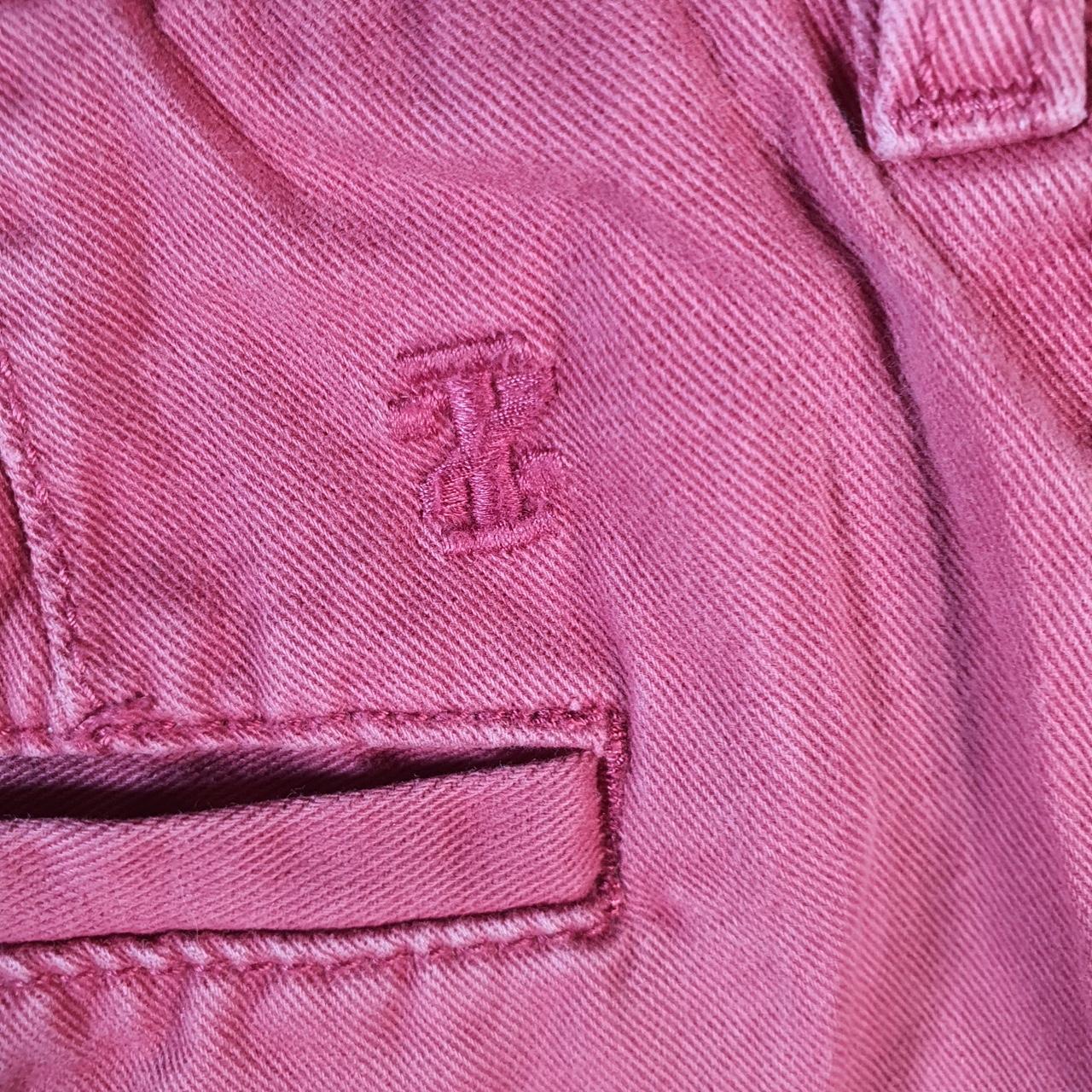 Vintage Izod Golf Chino Shorts Jorts Cargo Men’s W34 Pink Baggy Cotton A4407