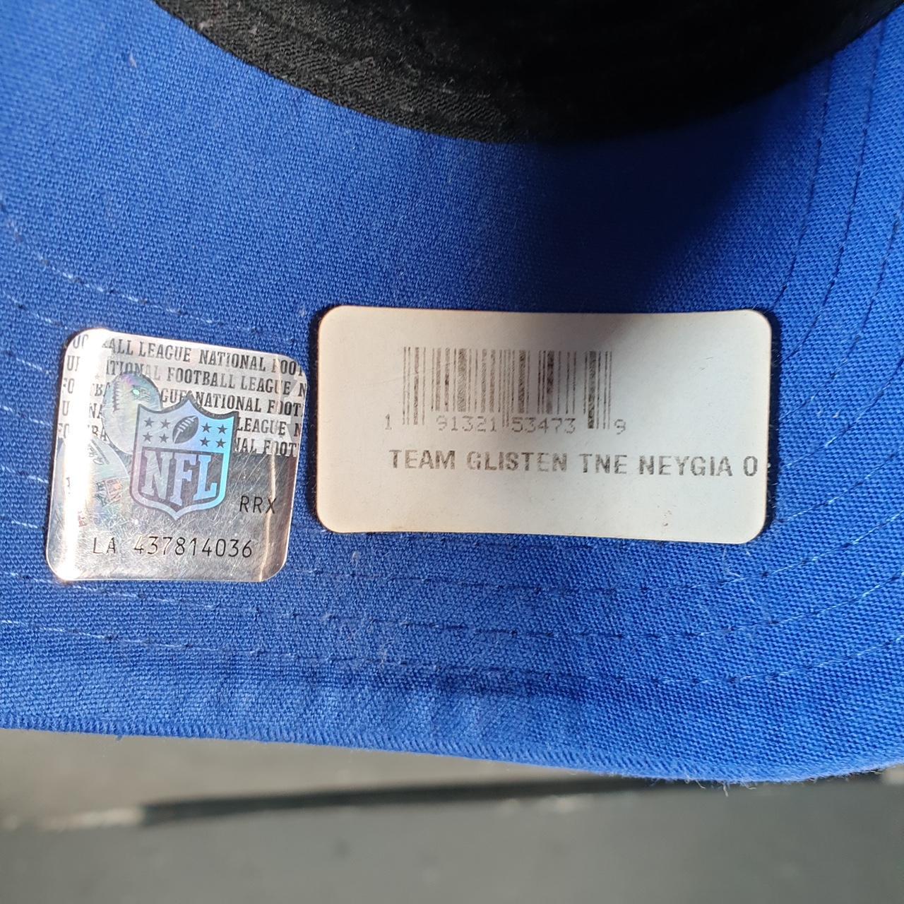 Vintage New York New Era NFL Cap Womens Adjustable Blue USA Spellout Athletic  C8533