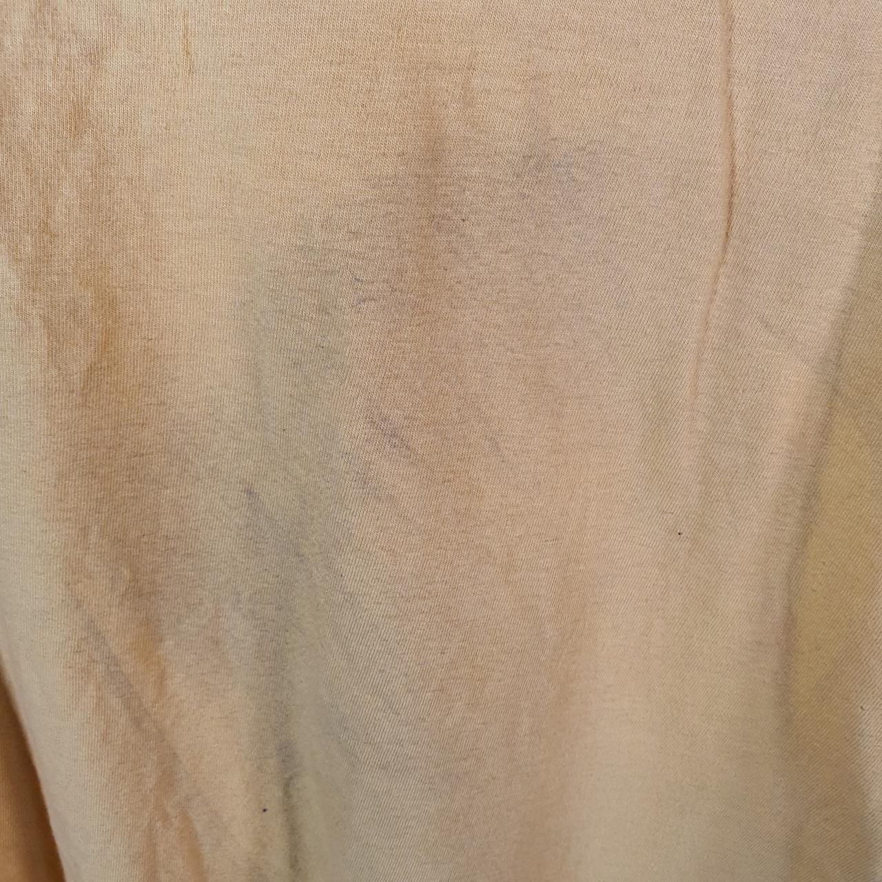 Vintage Nike Club Spellout T Shirt Mens Medium Yellow Logo Swoosh Athletic