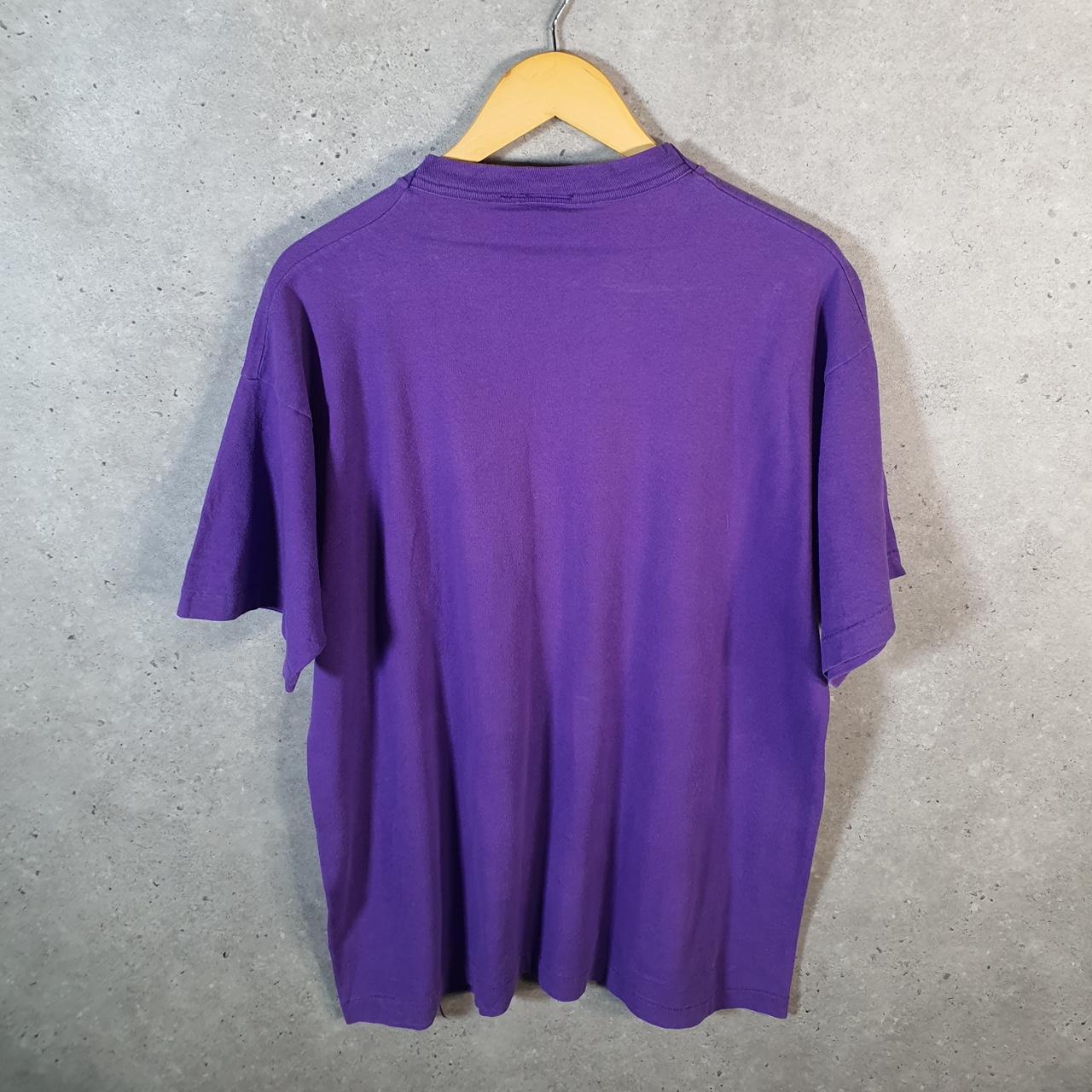 Vintage 1997 Galt Sand Northwestern Wilcats USA Single Stitch T Shirt Men’s Large Purple