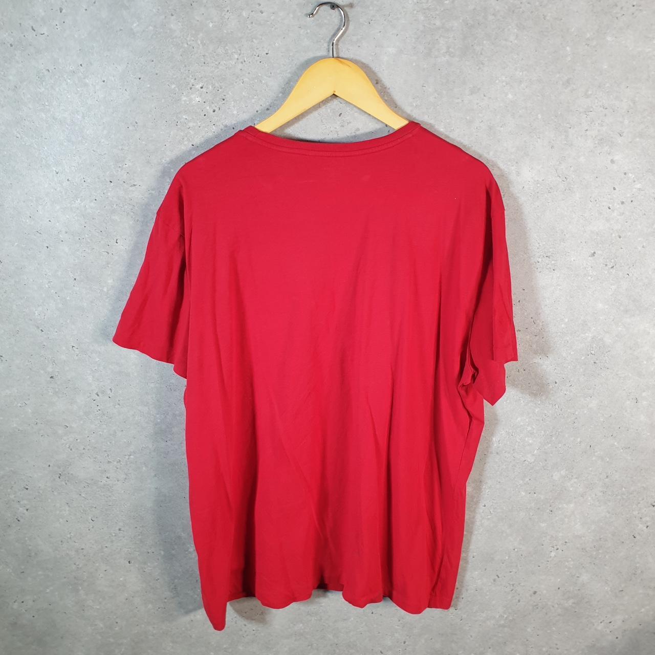 Vintage Ralph Lauren Polo T Shirt Men’s XL Red Embroidered Pony Classic Fit