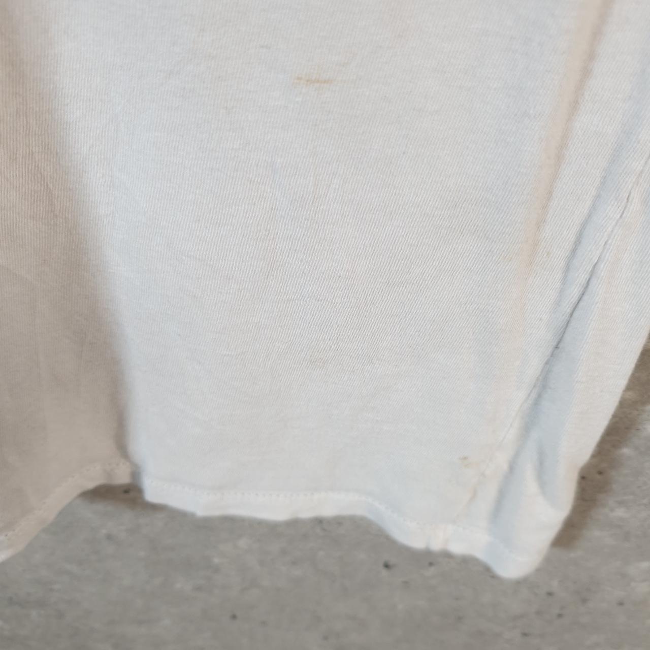 Vintage Calvin Klein Graphic T Shirt Womens XL White Regular Fit Spellout Logo