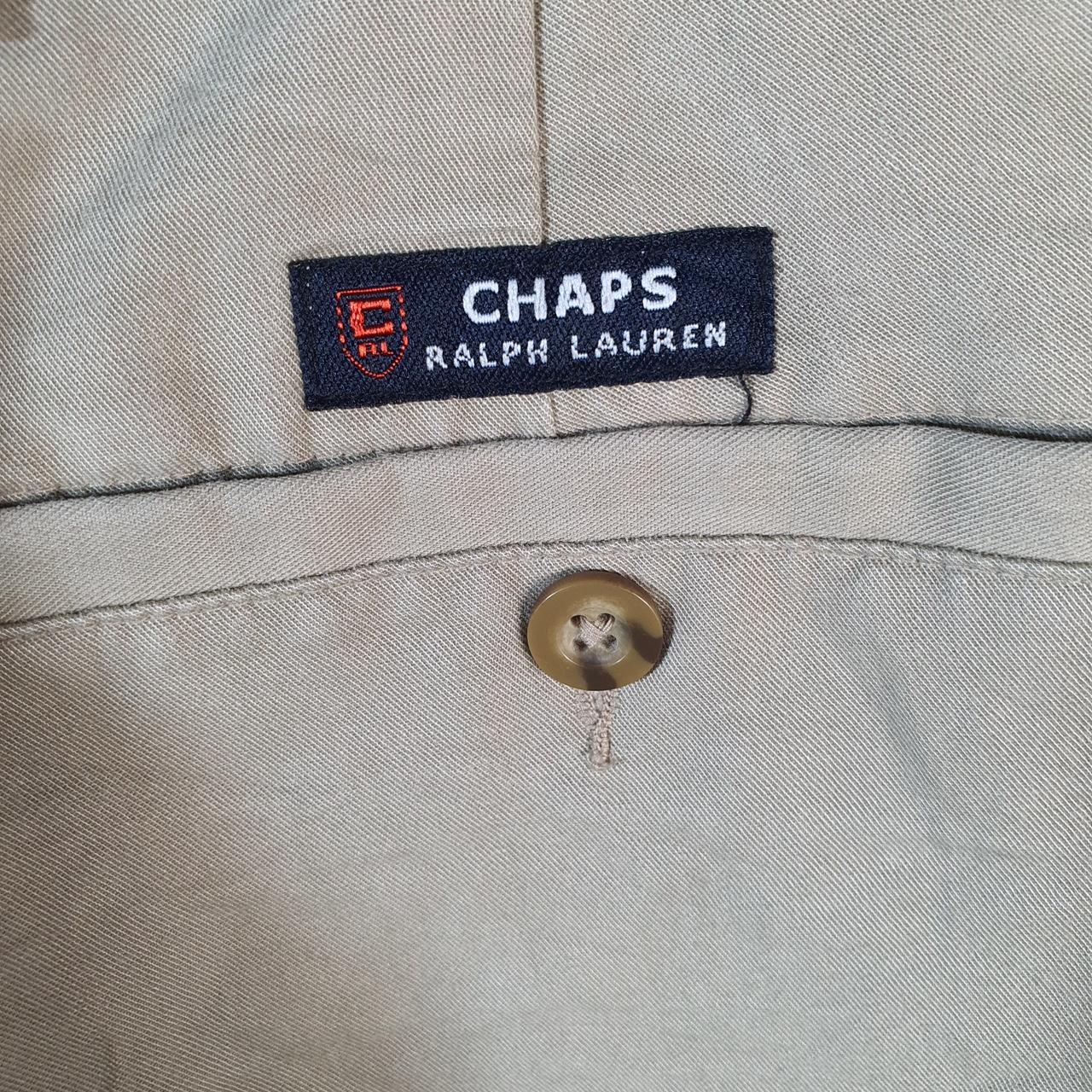 Vintage Chaps Ralph Lauren Polo Shorts Jorts Chino Cargo Men’s W34 Brown Baggy Cotton