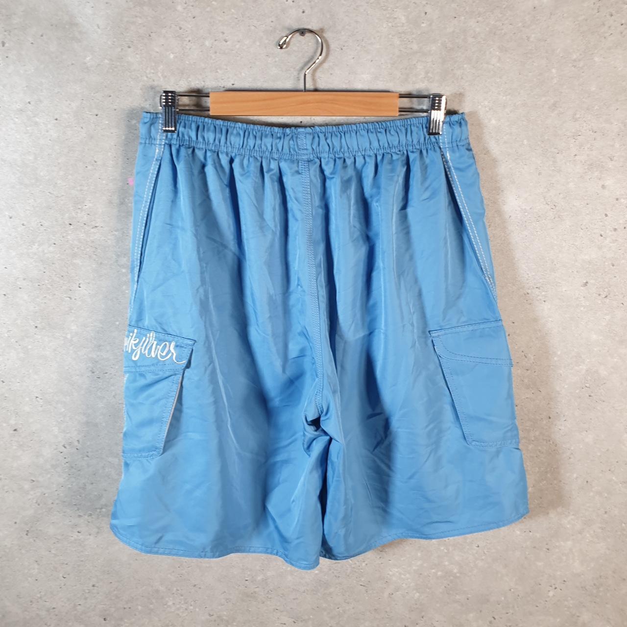 Vintage Quiksilver Chino Shorts Jorts Cargo Men’s Large Blue Baggy Cotton