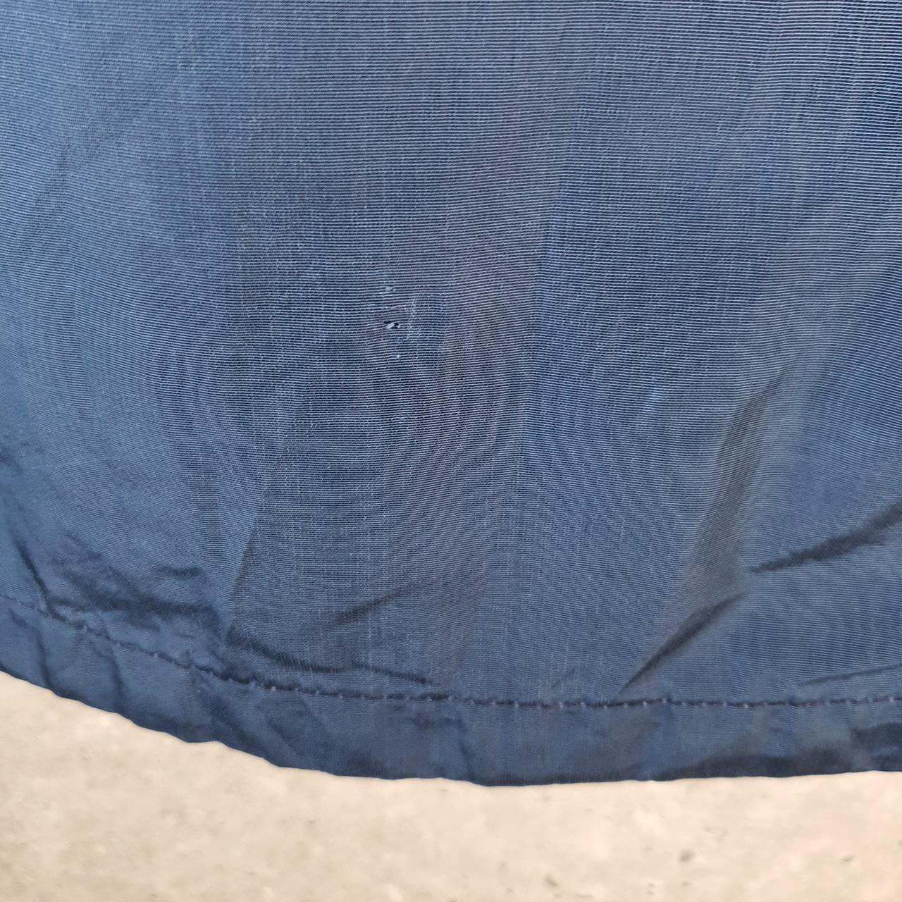 Vintage L.L. Bean Outdoors Nylon Jacket Mens Large Blue Full Zip Waterproof