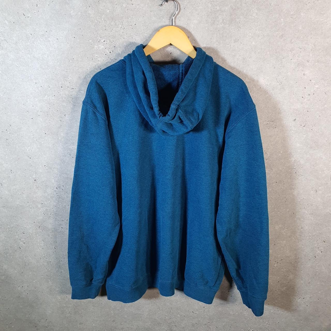 Vintage Carhartt Hoodie Men’s Large Blue Pullover Blank USA Original Fit