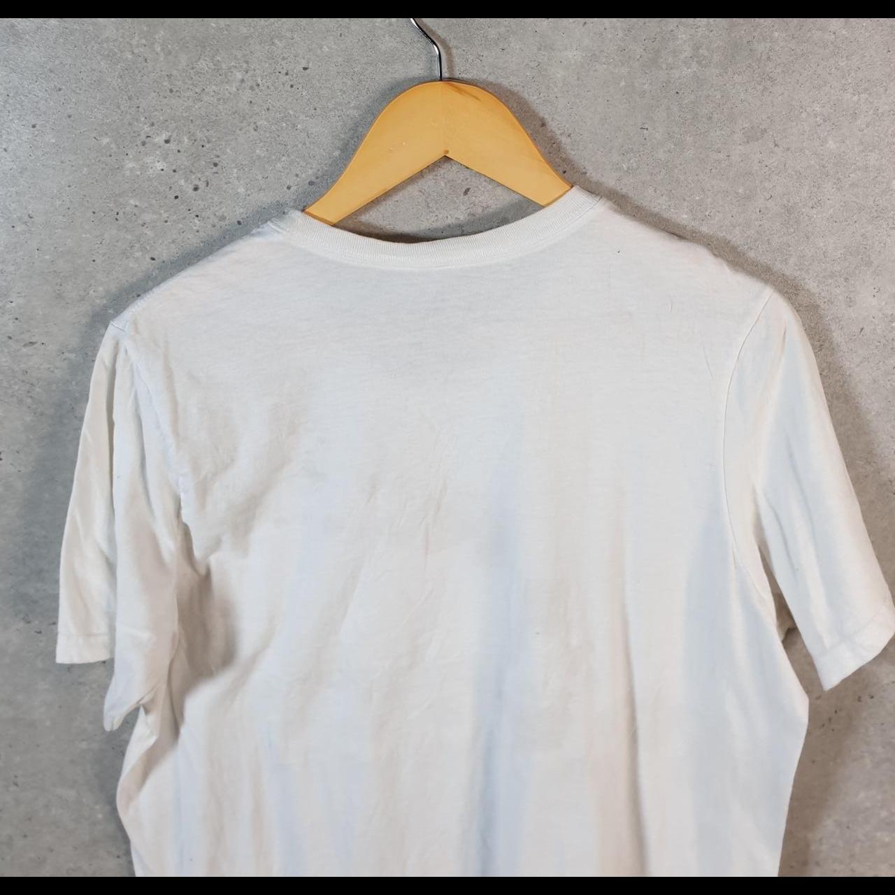 Vintage Adidas Amplifier T Shirt Shirt Men’s Large White Three Stripes Logo Athletic C9881