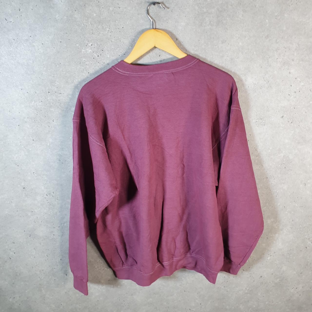 Vintage Nike 90s USA Sweatshirt Mens Medium Pink Swoosh Y2K Pullover Logo