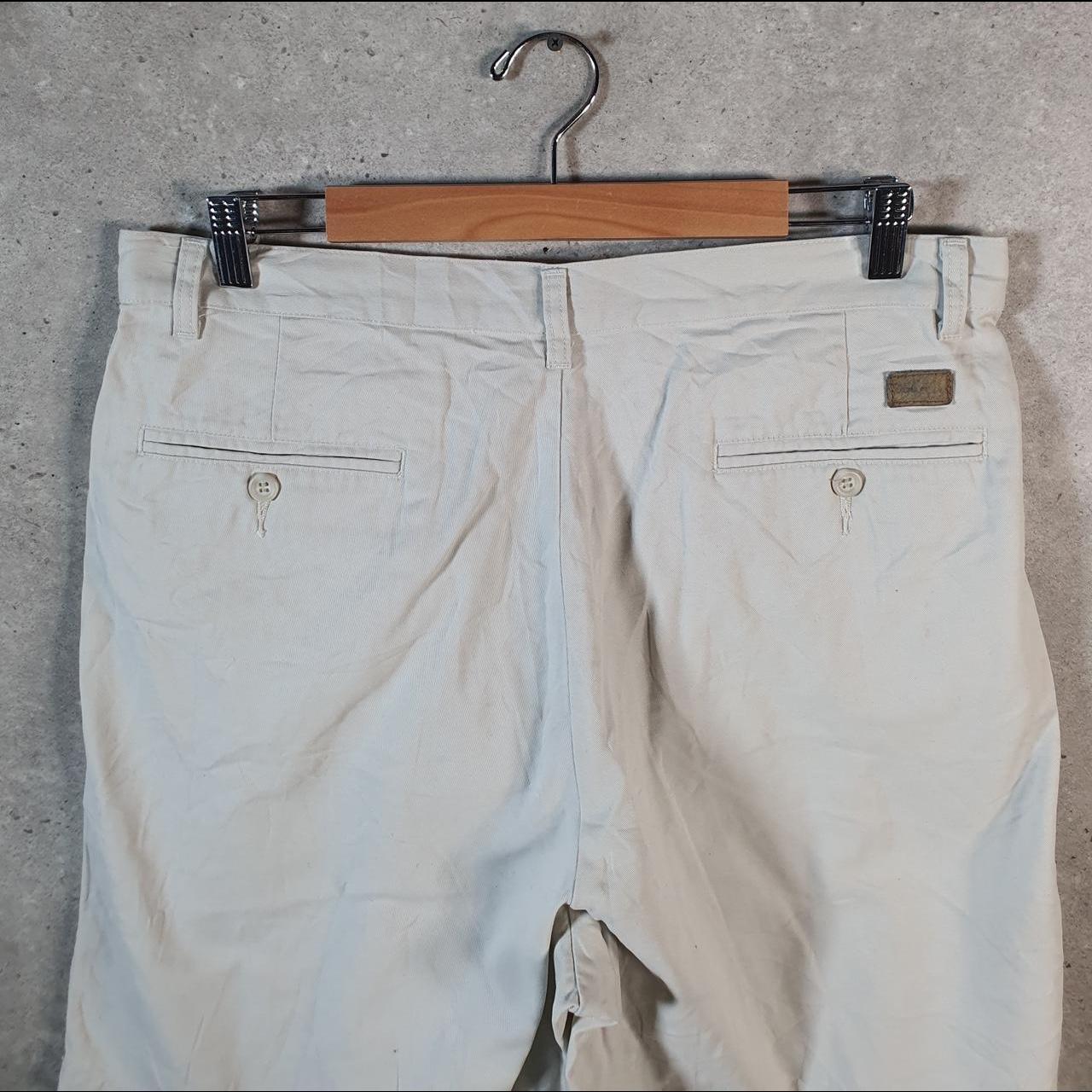 Vintage Dockers Chino Shorts Jorts Cargo Men’s W34 Beige Baggy Cotton A4427