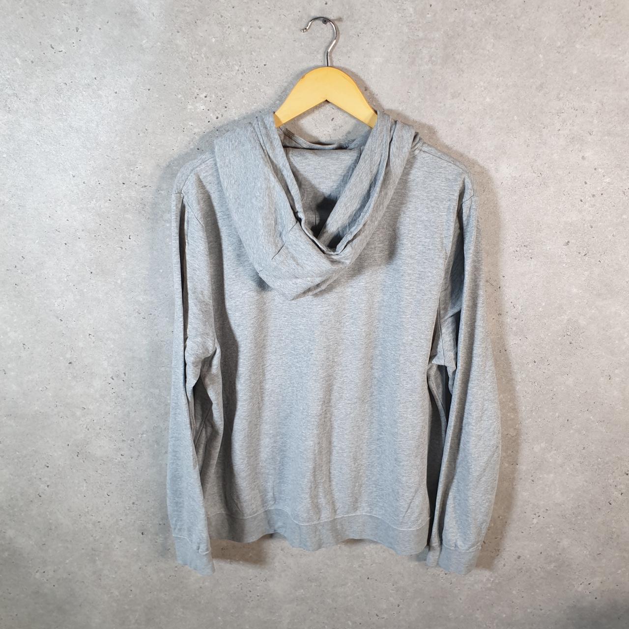 Vintage Nike Club Hoodie Womens XL Grey Swoosh Y2K Pullover