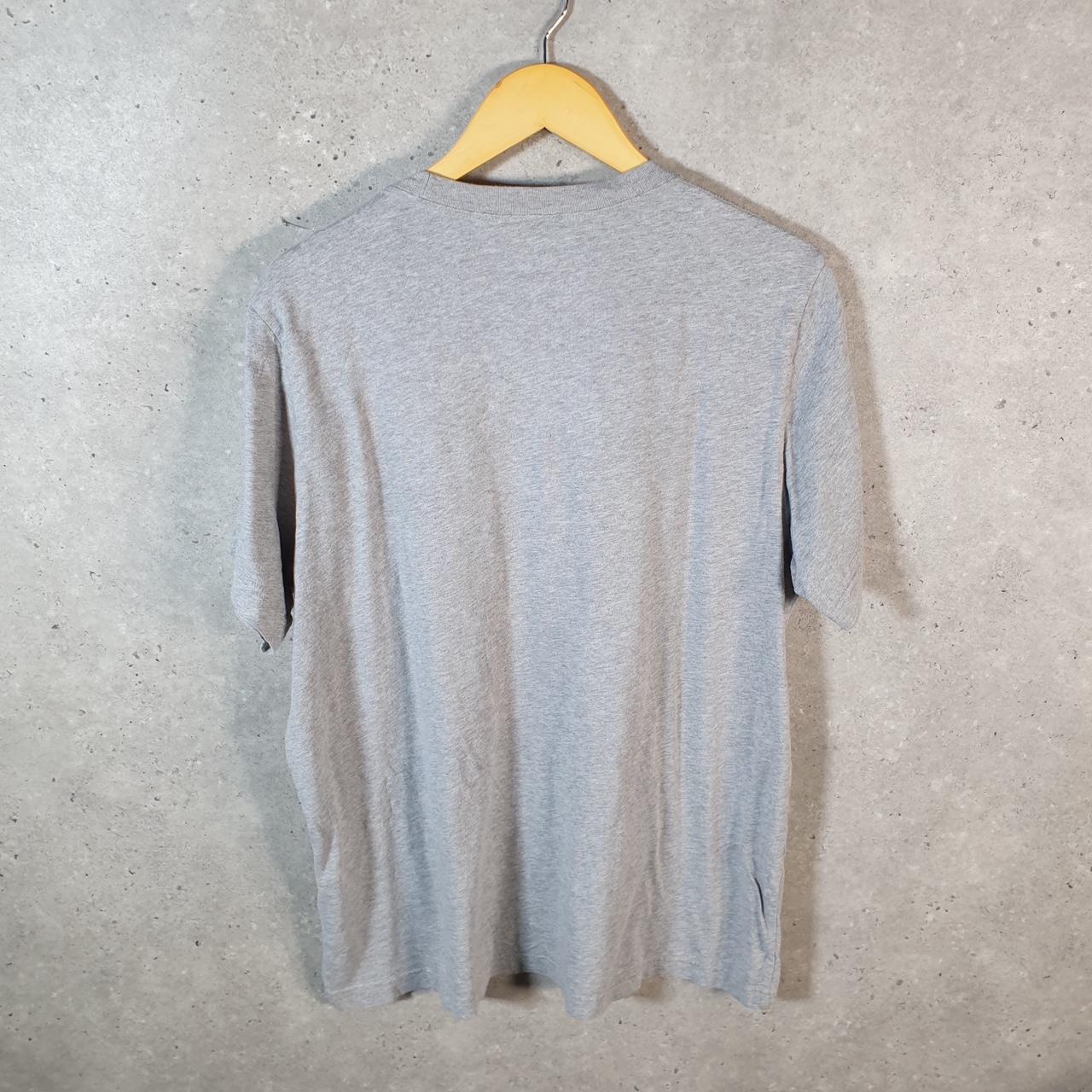 Vintage Adidas Embroidered Trefoil Retro T Shirt Mens Large Grey Logo Athletic