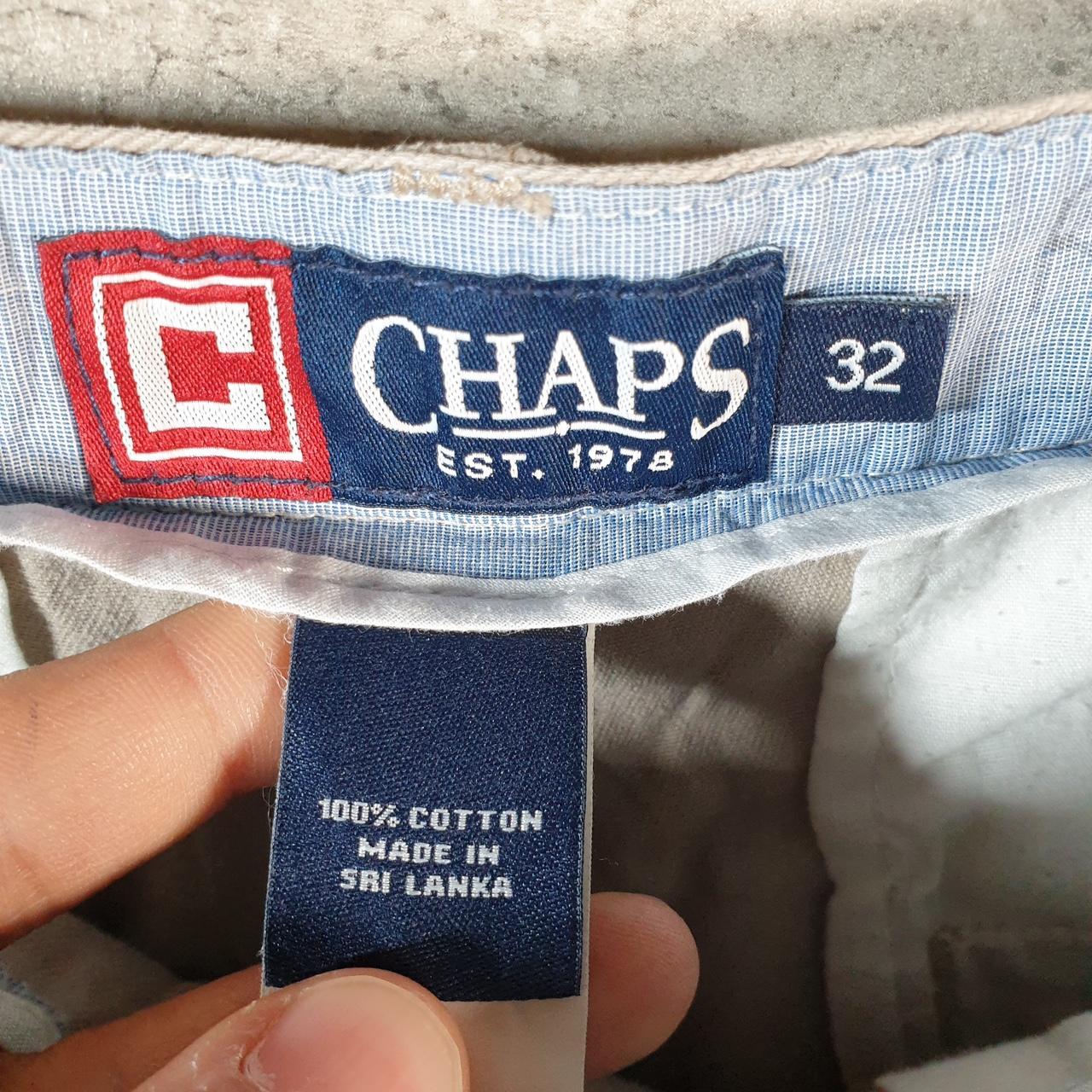 Vintage Chaps Ralph Lauren Chino Shorts Jorts Cargo Men’s W32 Brown Baggy Cotton A4268