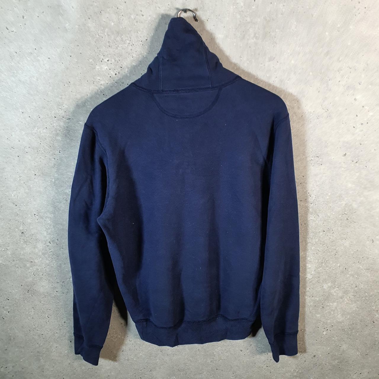 Vintage Ralph Lauren Polo 1/4 Button Sweatshirt Men’s Small Navy Blue Cotton Pullover Pony