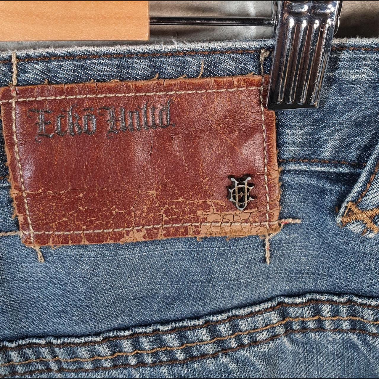 Vintage Ecko Unltd. Baggy Y2K Hip Hop Jeans Shorts Shorts Mens W36 Blue Denim USA A4673