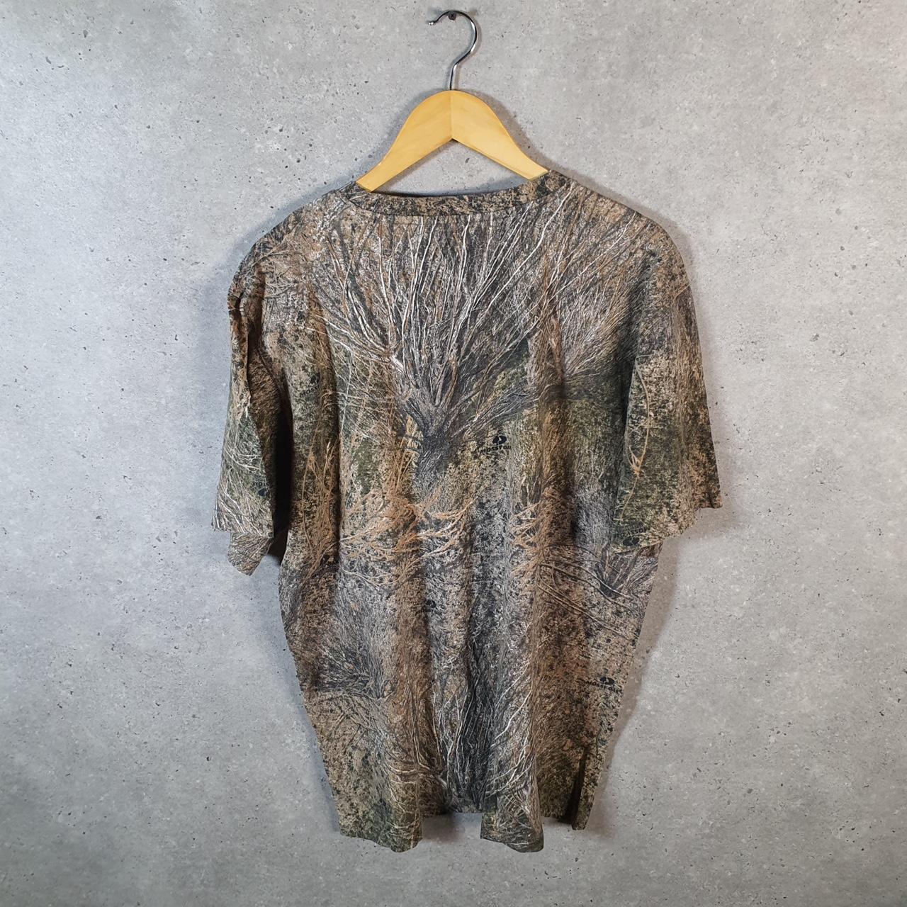 Vintage Magellan Hunt Gear RealTree Camoflauge T Shirt Men’s XL Camo Short Sleeve