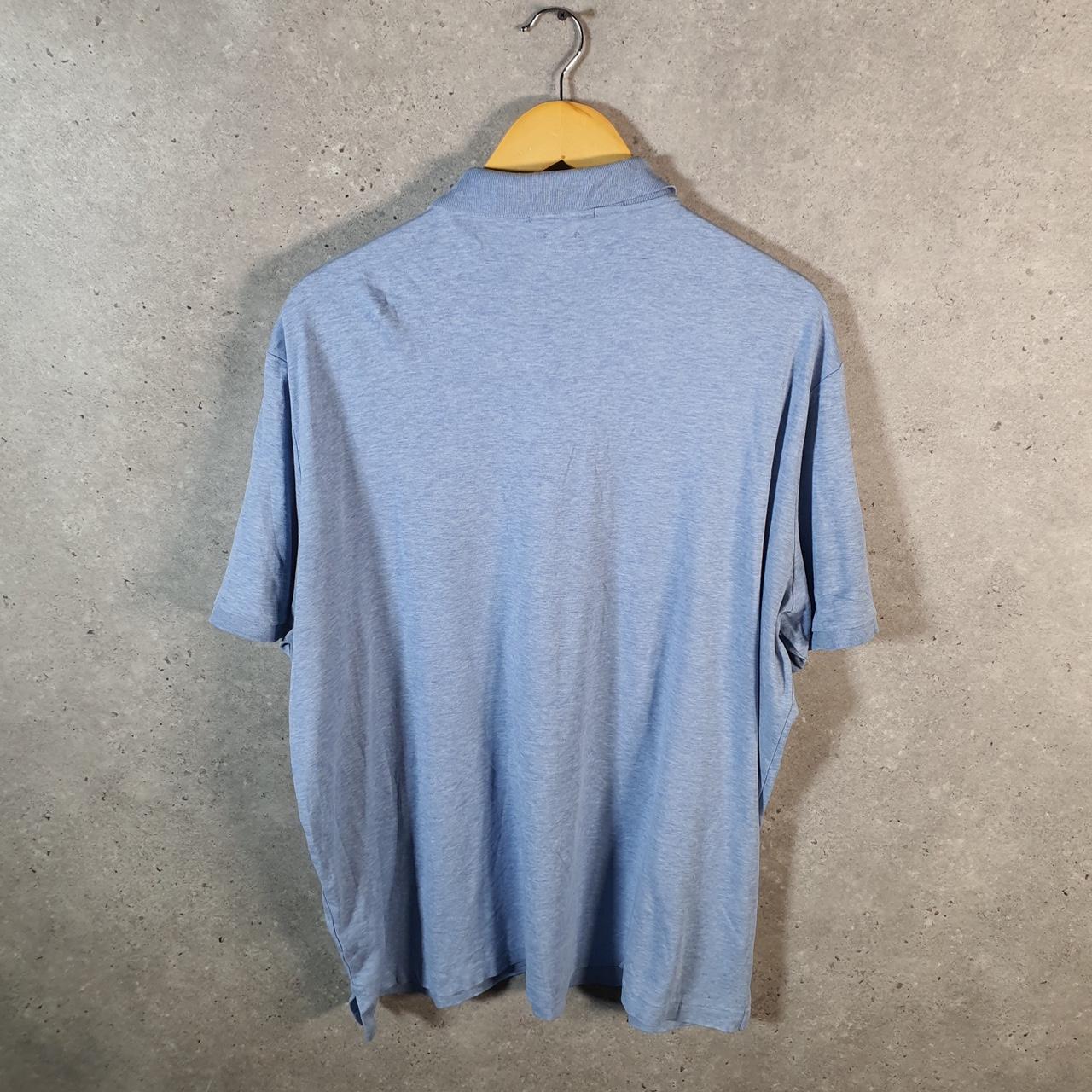 Vintage Ralph Lauren Polo Shirt Mens XL Blue Casual Cotton Classic Fit Pony