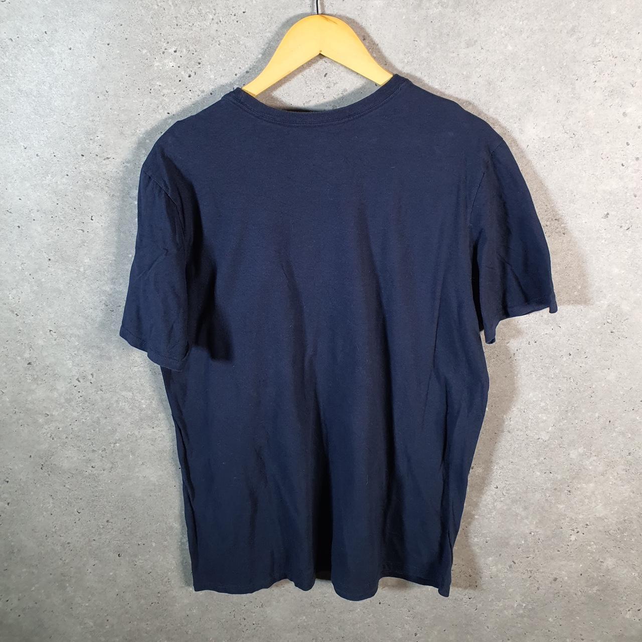 Vintage Nike T Shirt Men’s Large Navy Blue Logo Swoosh Athletic