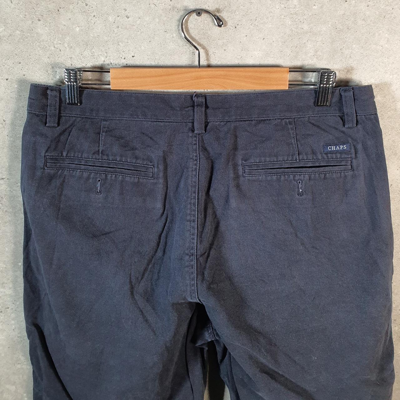 Vintage Chaps Ralph Lauren Polo Shorts Jorts Cargo Men’s W34 Navy Blue Baggy Cotton A4397
