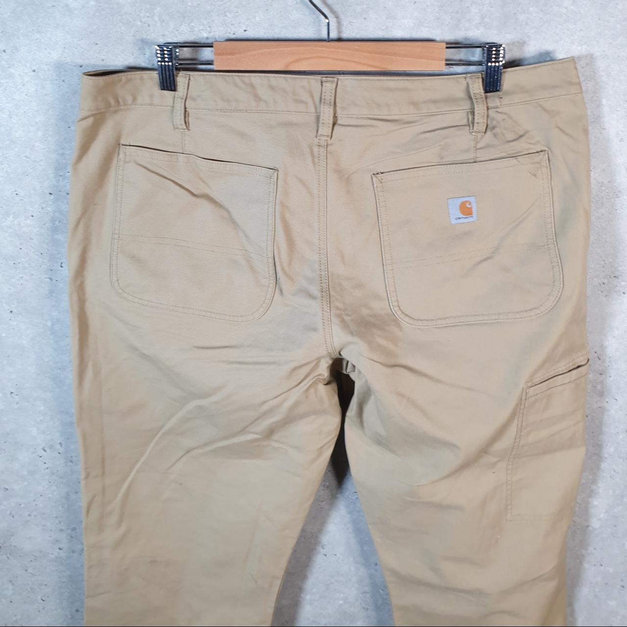 Vintage Carhartt Carpenter Trousers Womens W38 L32 Brown Original Fit Workwear