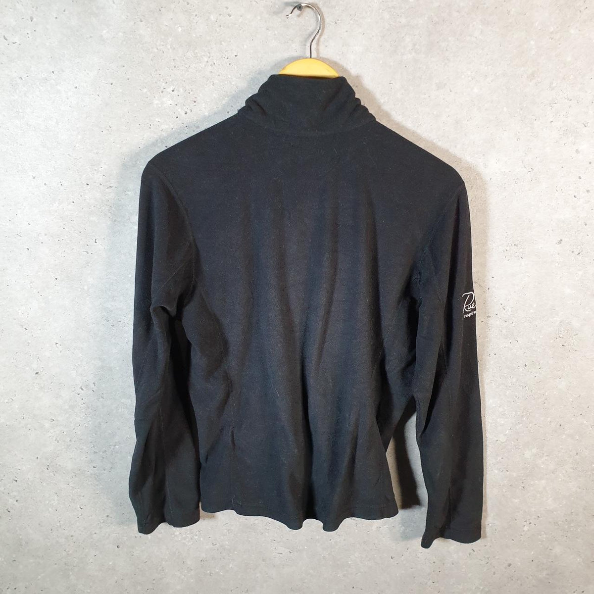 Vintage Patagonia Better Sweater 1/4 Zip Pullover Sweatshirt Womens Medium Black