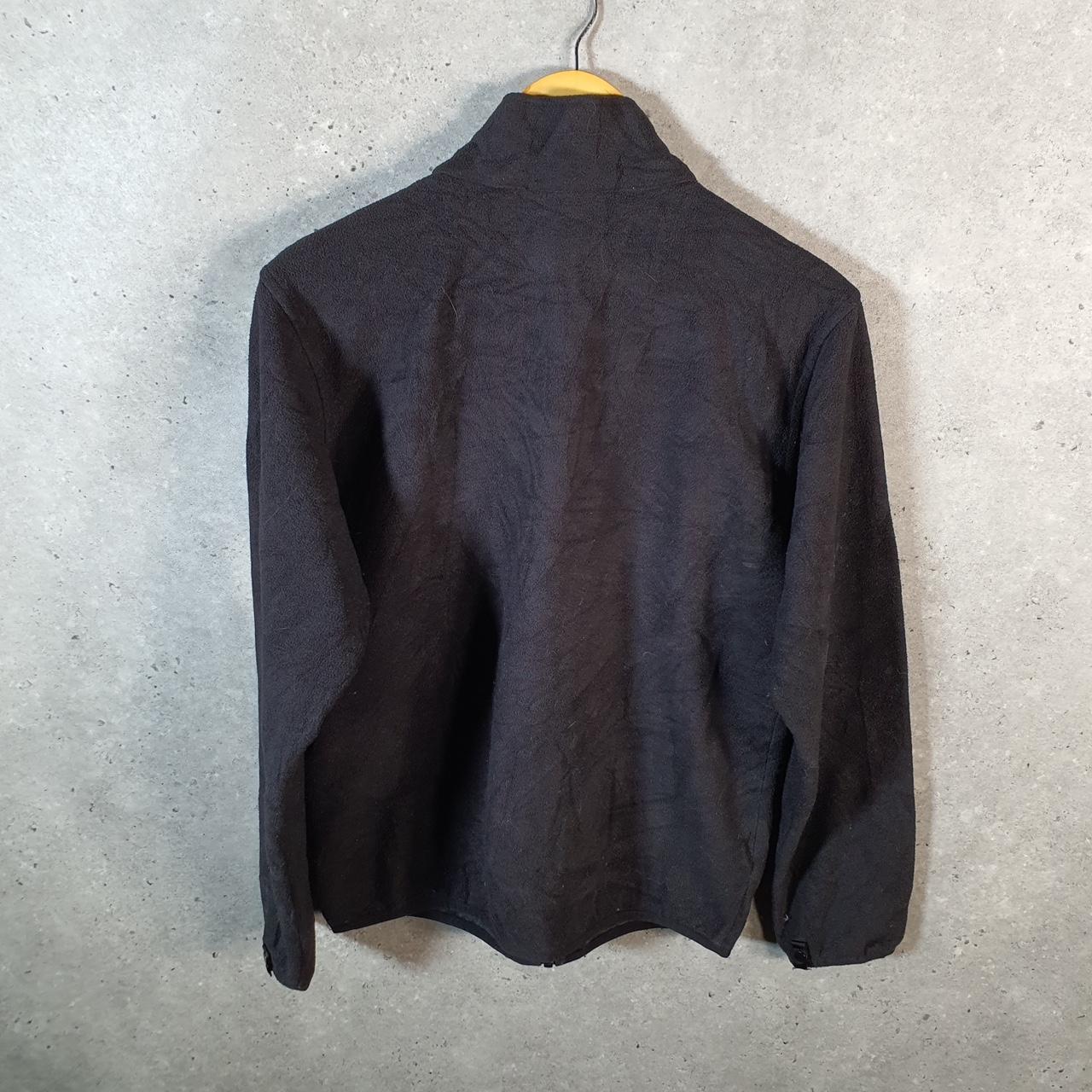 Vintage The North Face TNF Fleece Sweatshirt  Youth XL Black Full Zip Logo