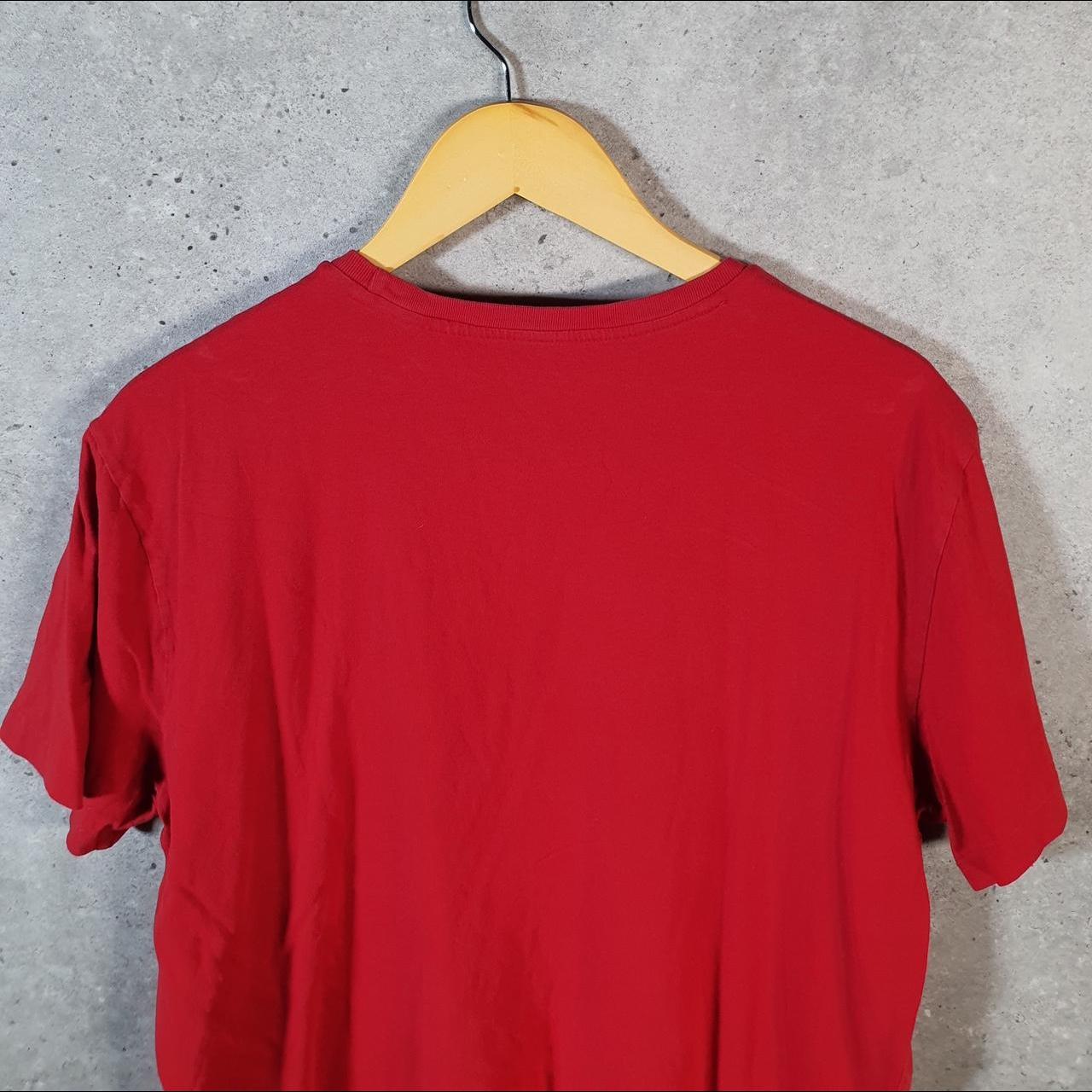 Vintage Ralph Lauren Polo T Shirt Men’s Large Red Embroidered Pony Classic Fit C9126