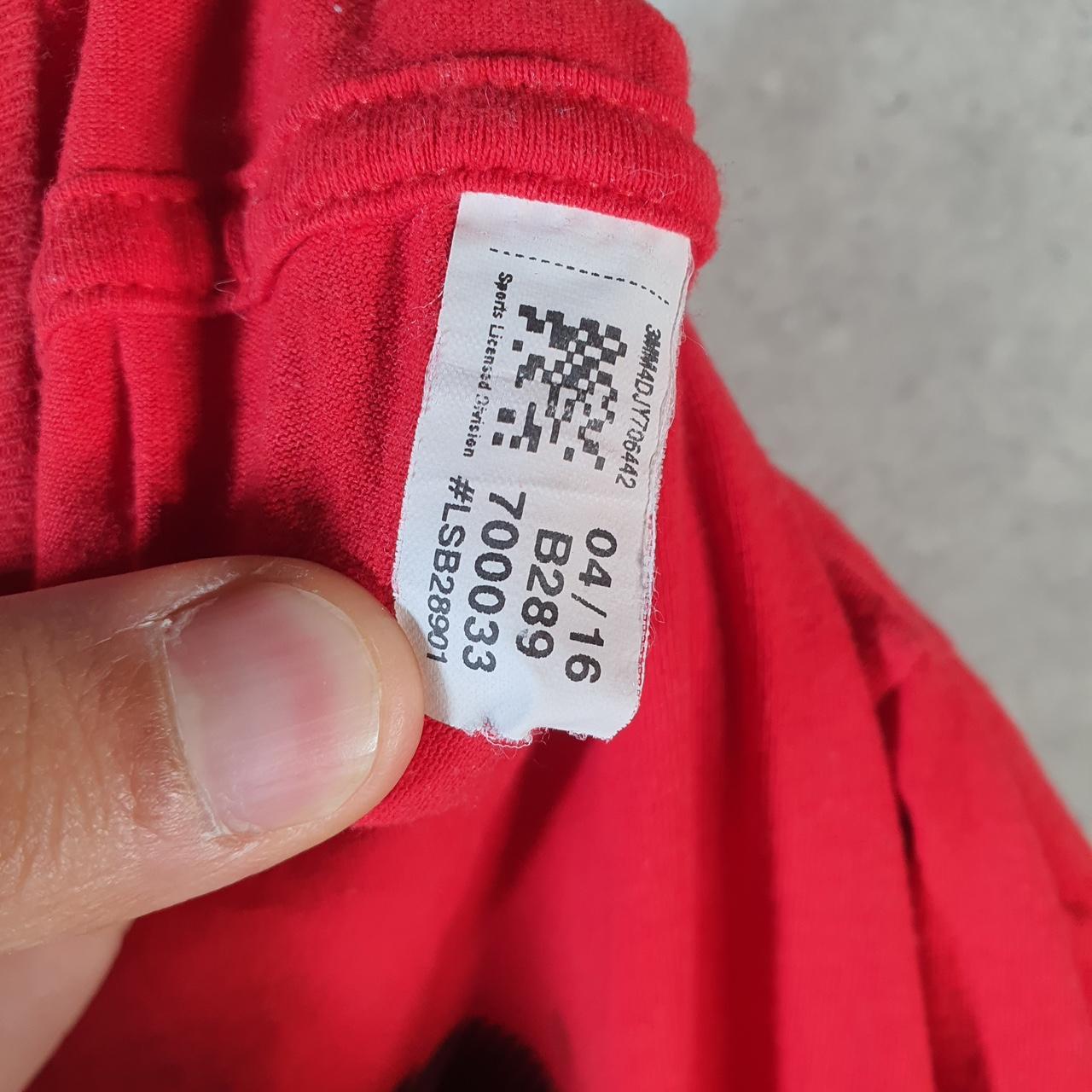 Vintage Adidas Go To Tee T Shirt Men’s 2XL Red Three Stripes Logo Athletic