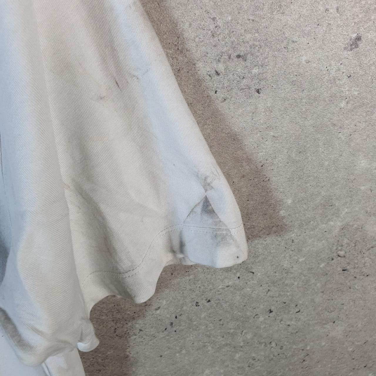 Vintage Nike Air Spellout T Shirt Shirt Men’s Medium White Swoosh Logo Athletic C9846