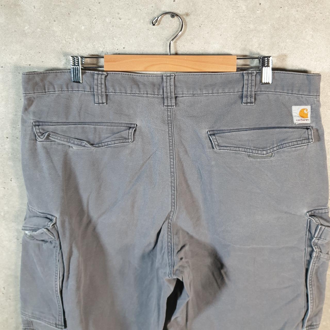 Vintage Carhartt Baggy Carpenter Shorts Jorts Cargo Men’s W42 Grey Relaxed Fit Workwear