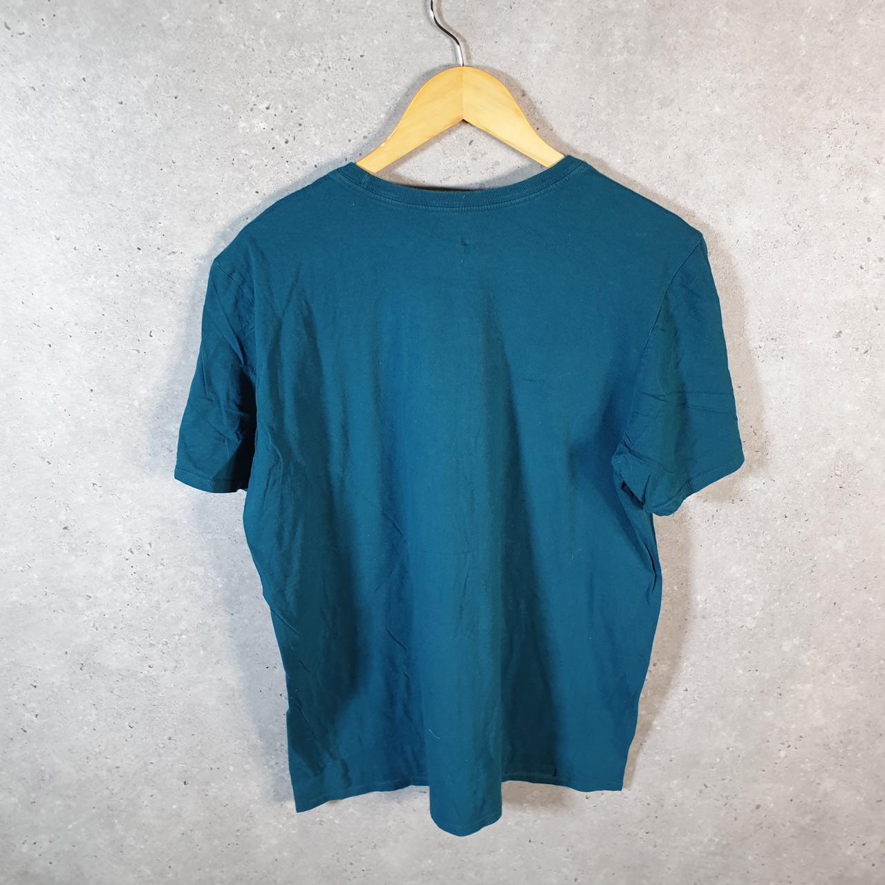 Vintage Nike Club T Shirt Men’s Large Blue Logo Swoosh Athletic
