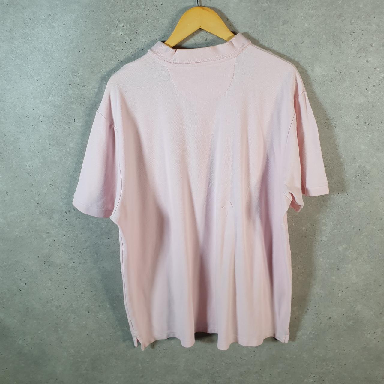 Vintage Chaps Ralph Lauren Polo Shirt Men’s 2XL Pink Regular Fit Embroidered Logo