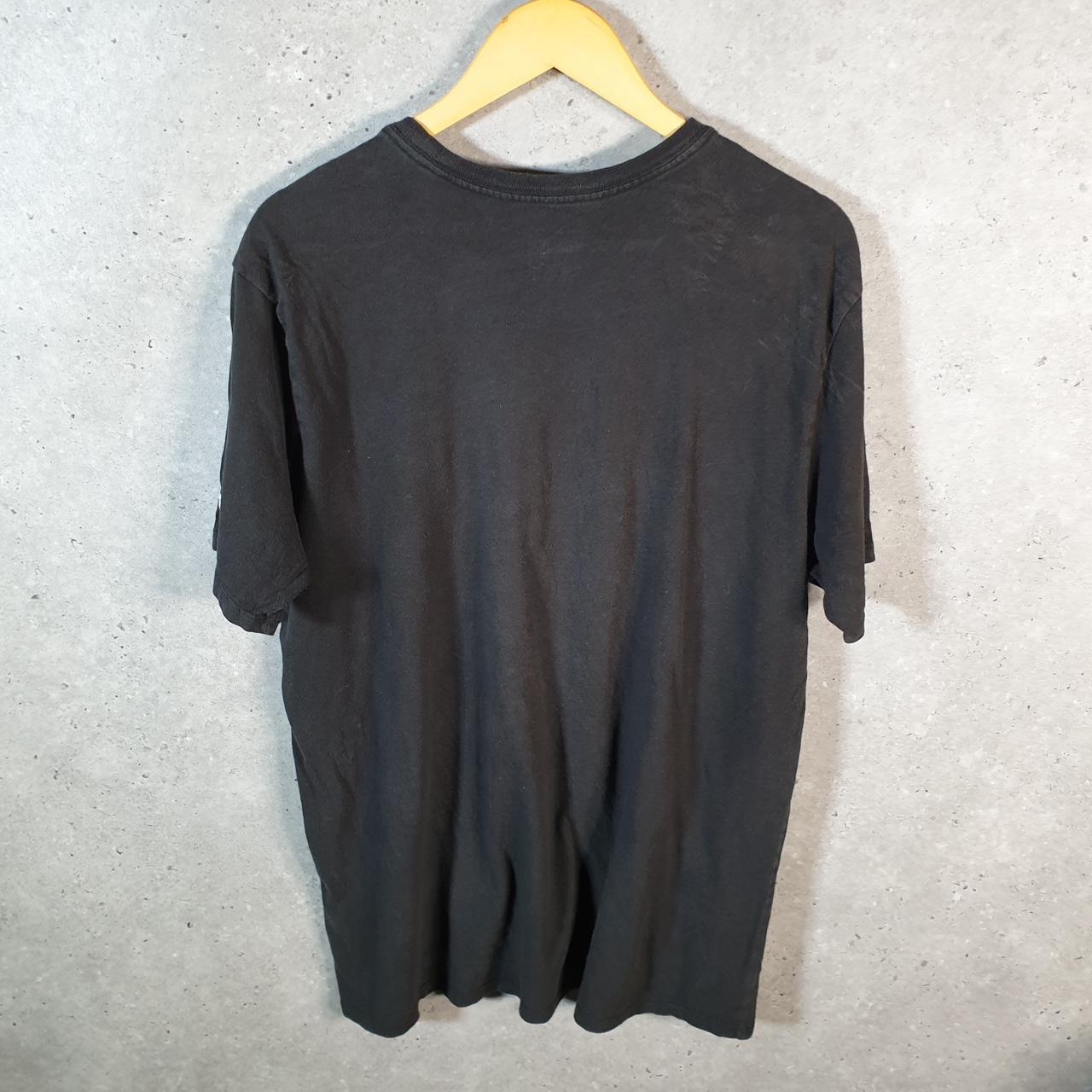 Vintage Puma Spellout T Shirt Mens Large Black sports Logo Athletic