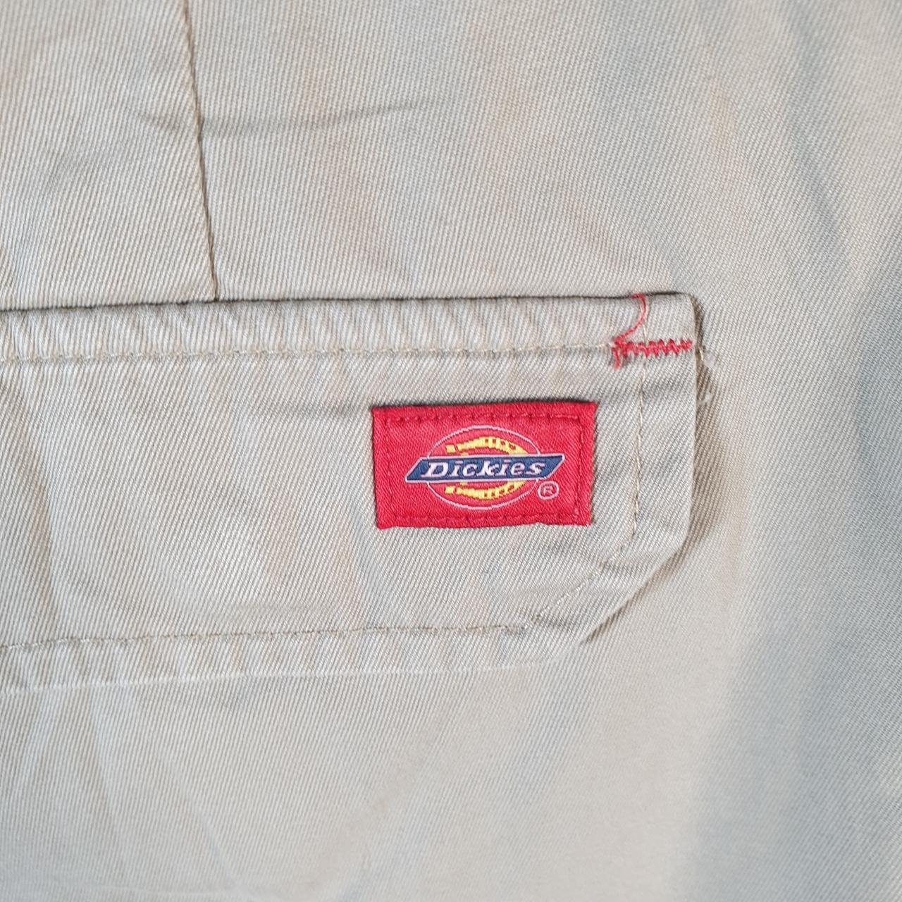 Vintage Dickies Baggy Chino Shorts Jorts Cargo Womens W38 Brown Regular Fit