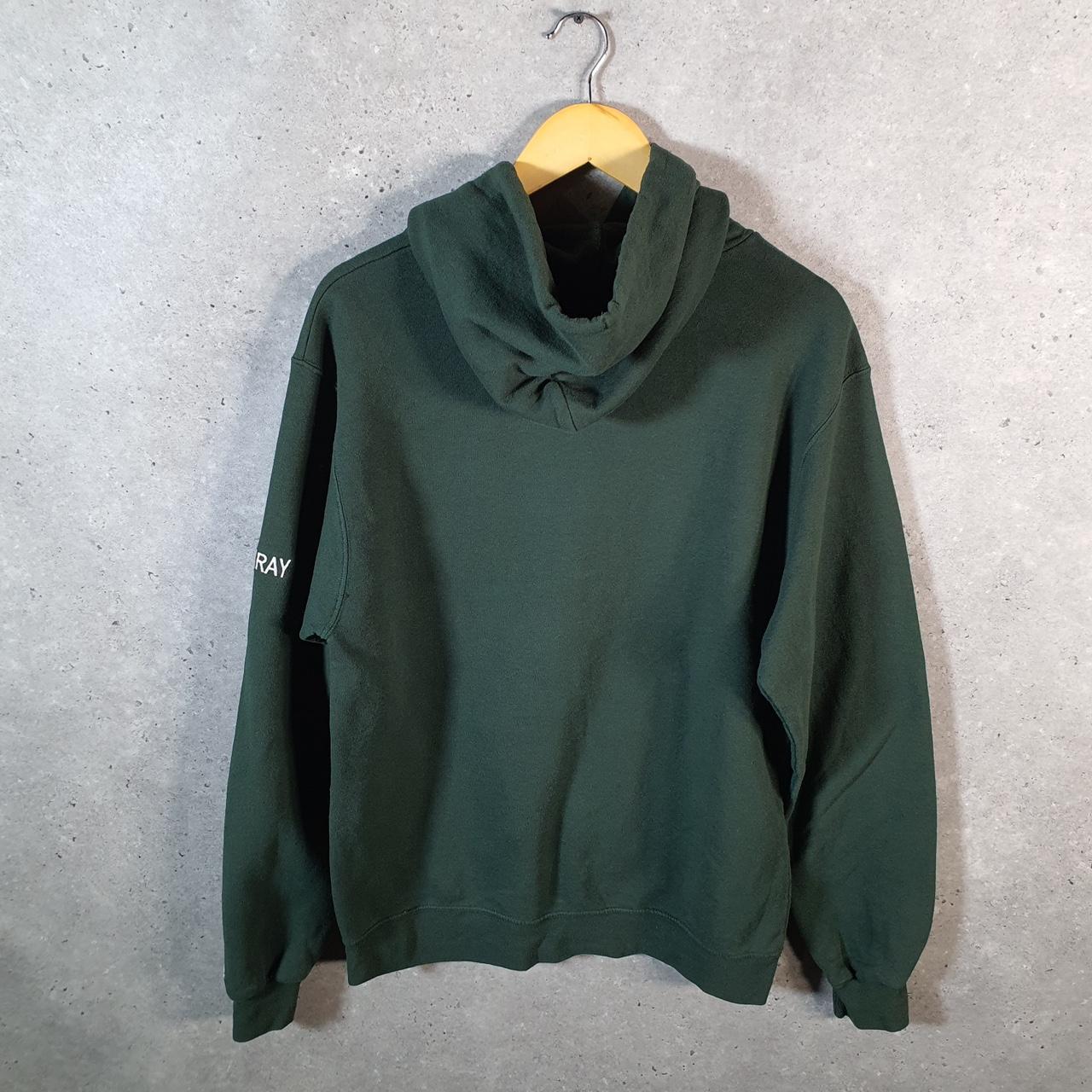 Vintage Champion Hoodie Men’s Medium Green Pro Sport Pullover McLuhan Class 2018
