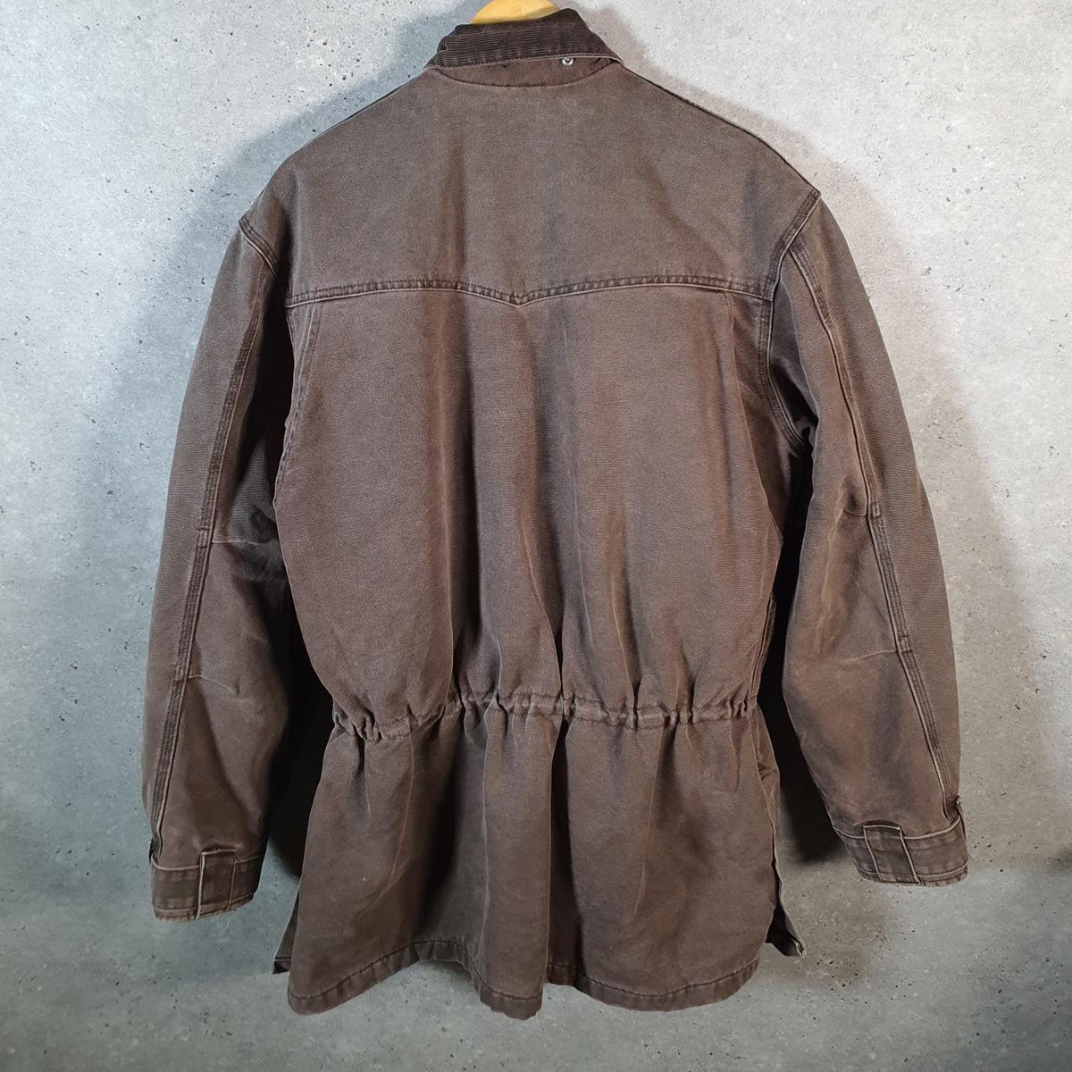 Vintage Carhartt Barn Chore Blanket Lined Jacket Men’s Large Brown Canvas C52 CHT USA Big Fish Vintage