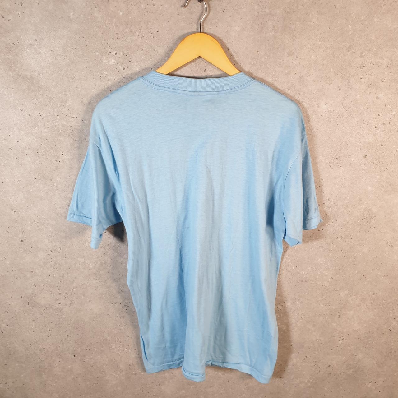 Vintage Oneita Power Wine Country 1988 USA Single Stitch T Shirt Men’s XL Blue