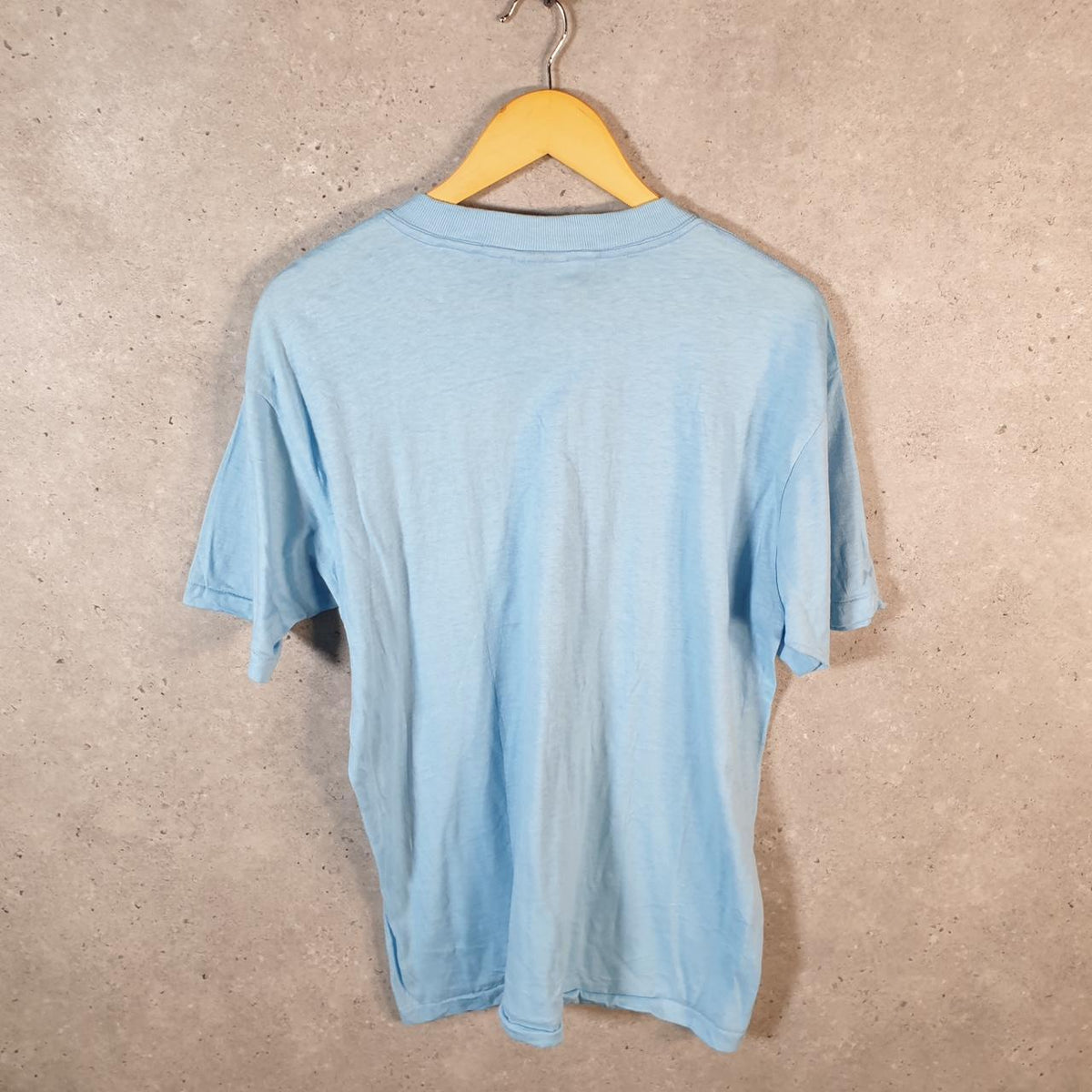 Vintage Oneita Power Wine Country 1988 USA Single Stitch T Shirt Men’s XL Blue