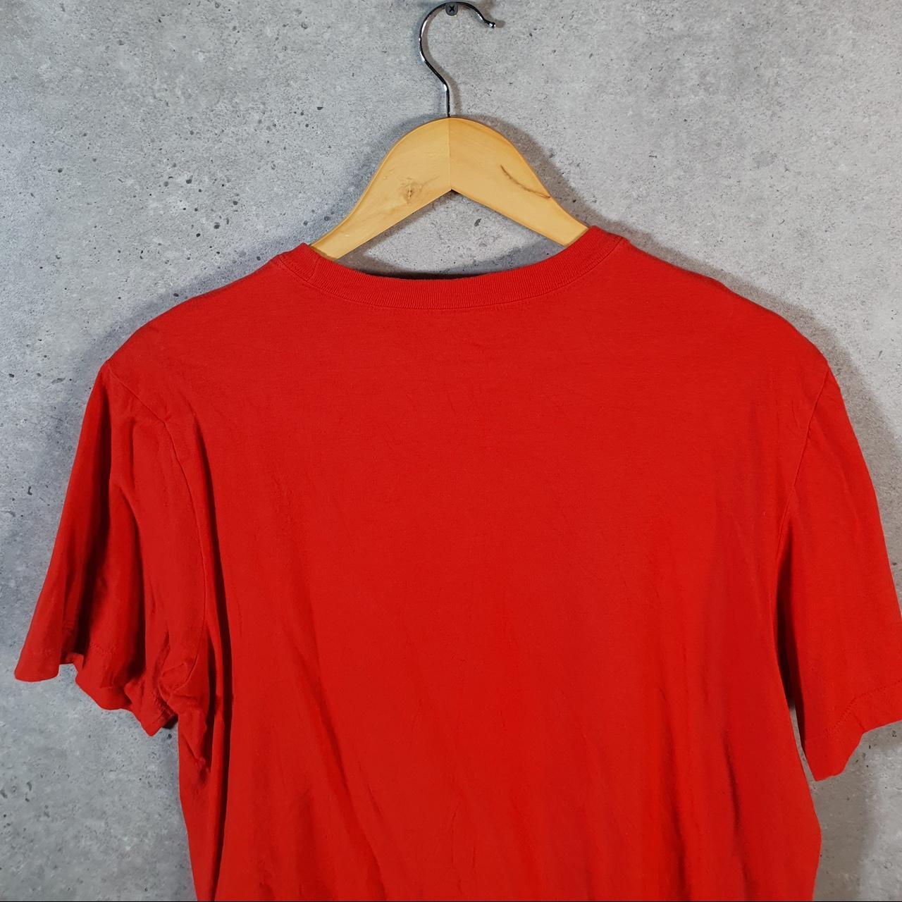 Vintage Nike Air T Shirt Men’s Medium Red Swoosh Logo Athletic Big Fish Vintage