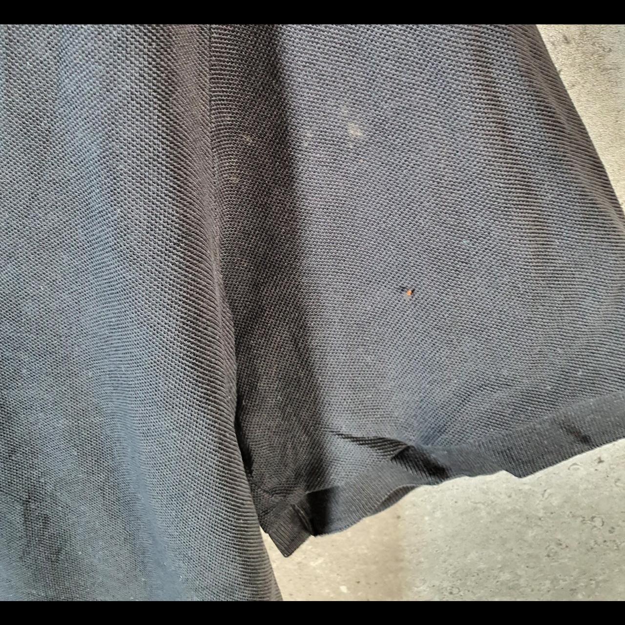 Vintage Nike Polo Shirt Shirt Men’s XL Black Embroidered Logo Athletic C9586