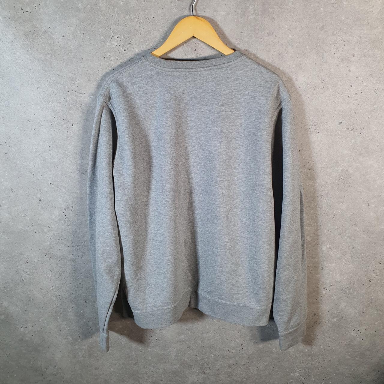 Vintage Nike Club Embroidered Sweatshirt Men’s XL Grey Swoosh Y2K Pullover Logo