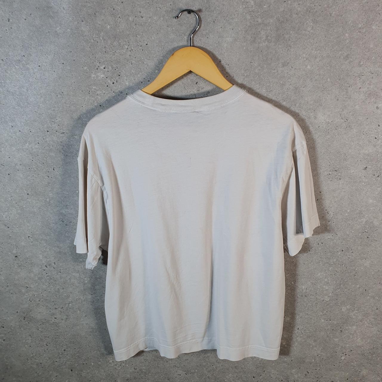 Vintage Nike Air Spellout T Shirt Men’s Small White Logo Swoosh Athletic