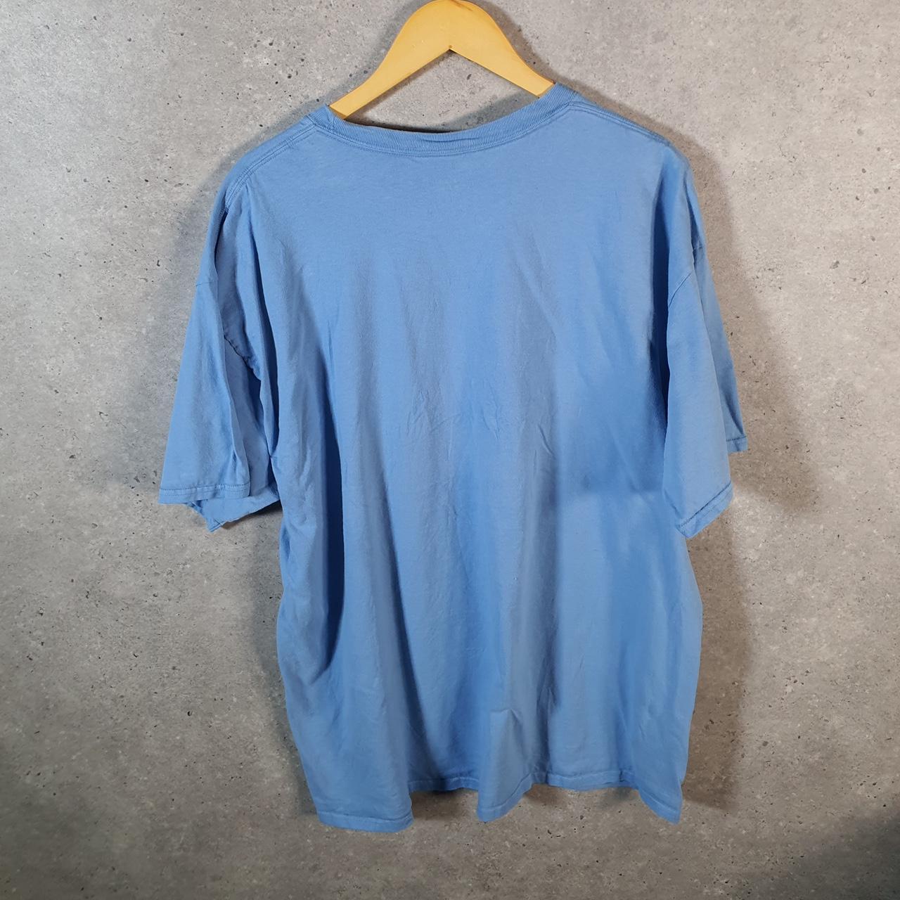 Vintage Champion Carolina Tar Heels Basketball T Shirt Men’s 2XL Blue Athletic