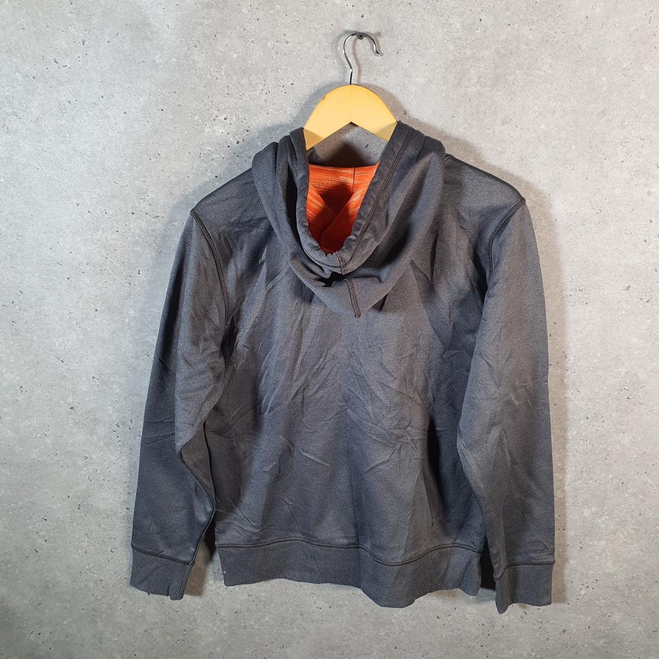Vintage Under Armour Cold Gear Windbreaker Track Jacket Womens Large Grey USA Pullover