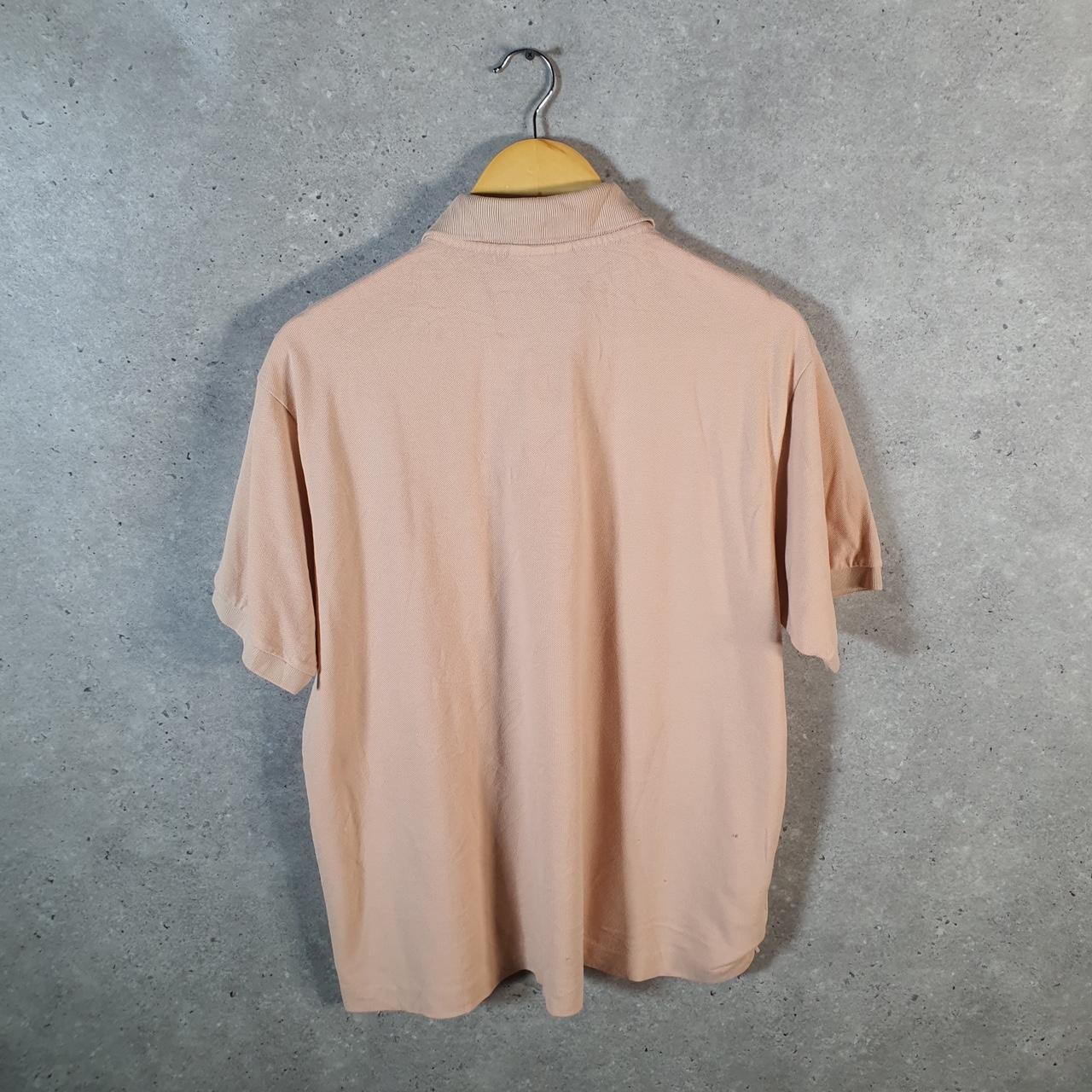 Vintage Lacoste Polo Shirt Men’s Large Pink Classic Fit Embroidered Logo