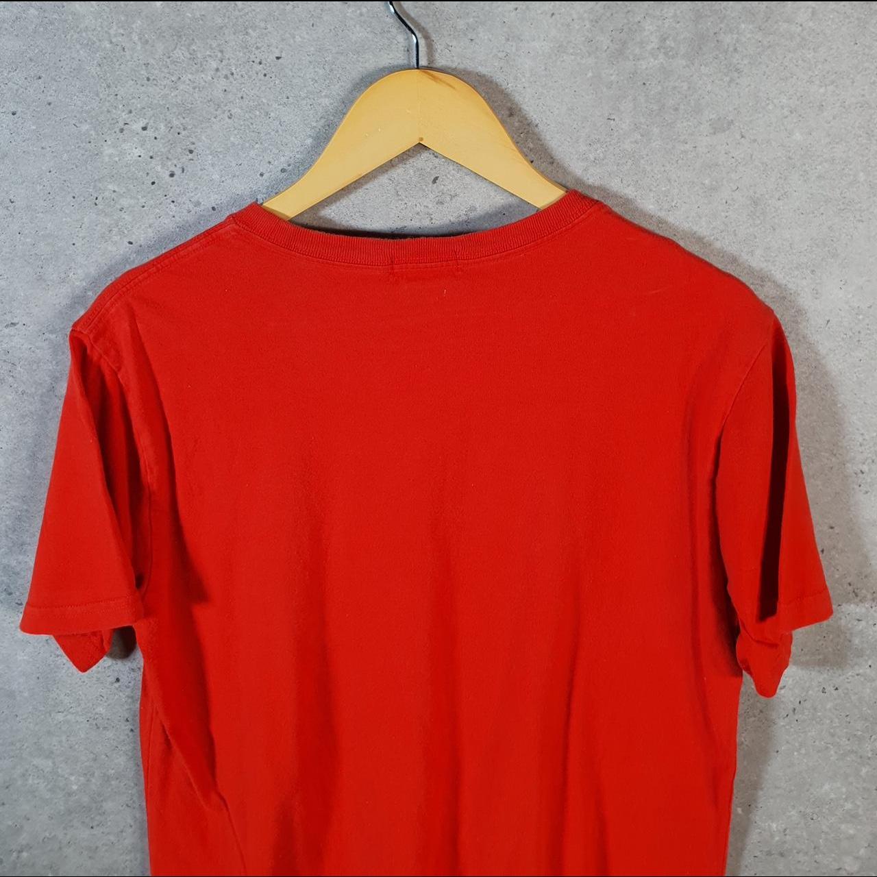 Vintage Ralph Lauren Polo T Shirt Womens XL Orange Embroidered Pony Custom Fit C9085