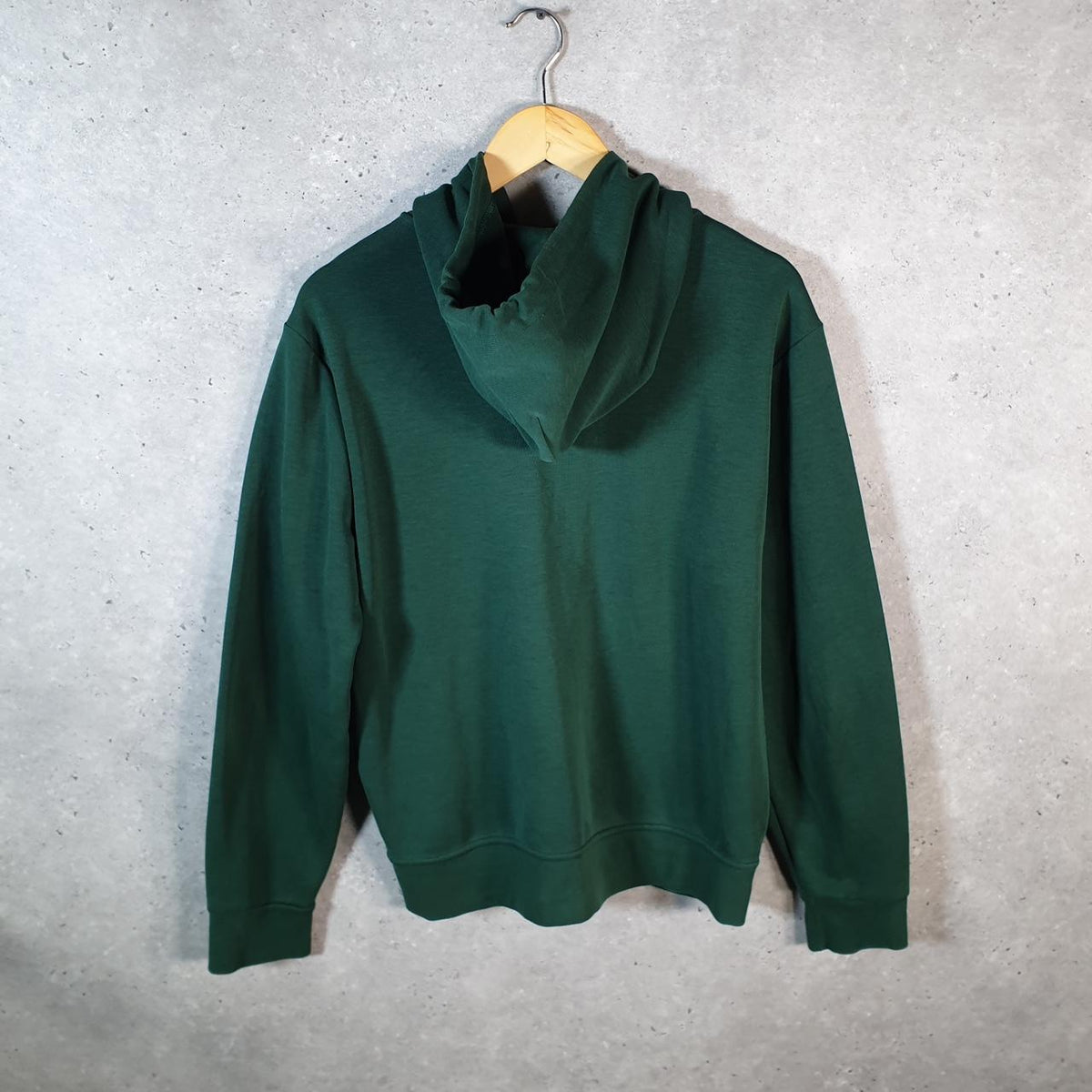 Vintage Ralph Lauren Polo Performance Hoodie Men’s Medium Green Cotton Full Zip Pony Big Fish Vintage
